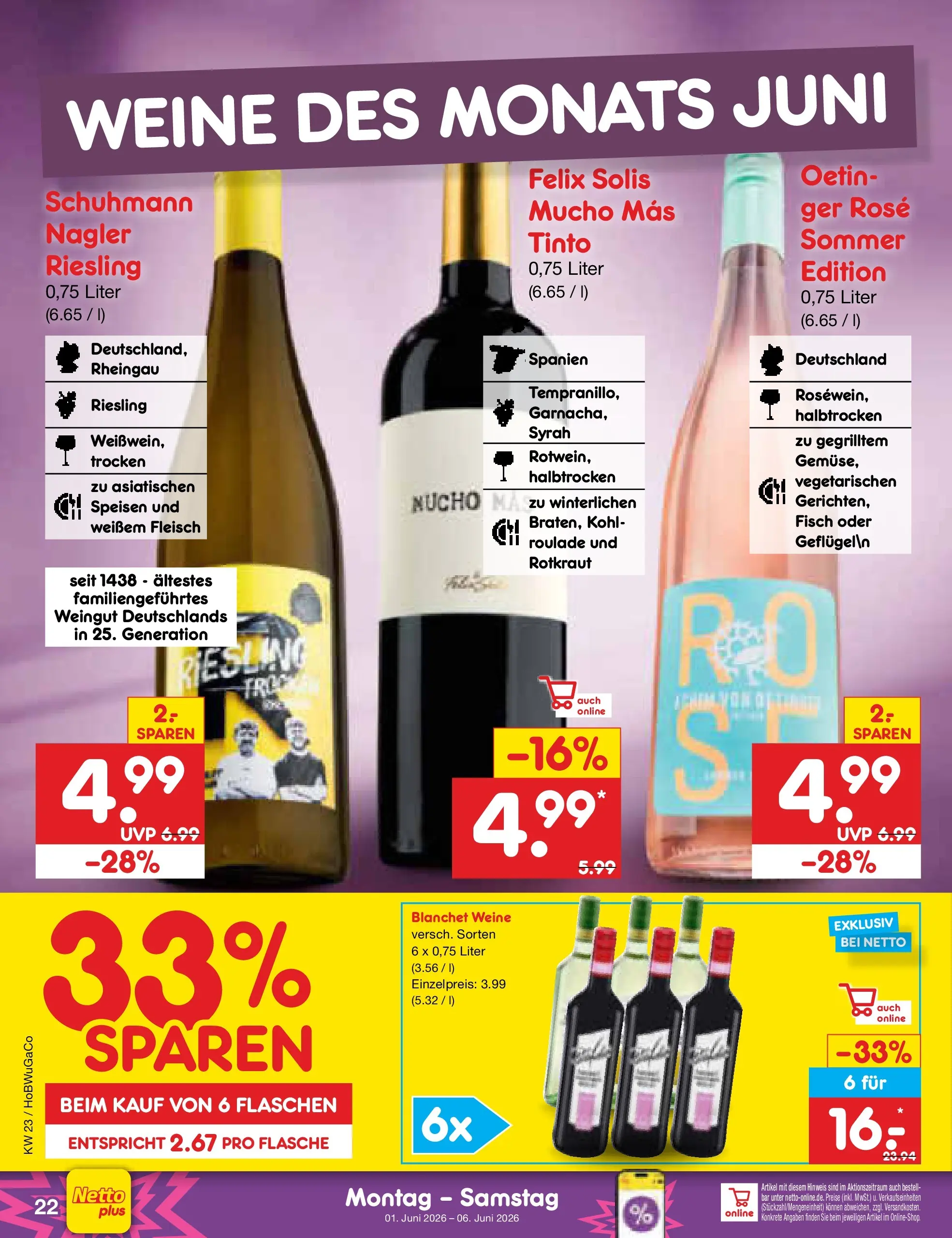 Netto Marken-Discount Prospekt Stemwede-Dielingen (ab 01.06.2026) » Angebote | Seite: 32 | Produkte: Fisch, Fleisch Netto Marken-Discount Prospekt Stemwede-Dielingen (ab 01.06.2026) » Angebote | Seite: 32 | Produkte: Fisch, Fleisch