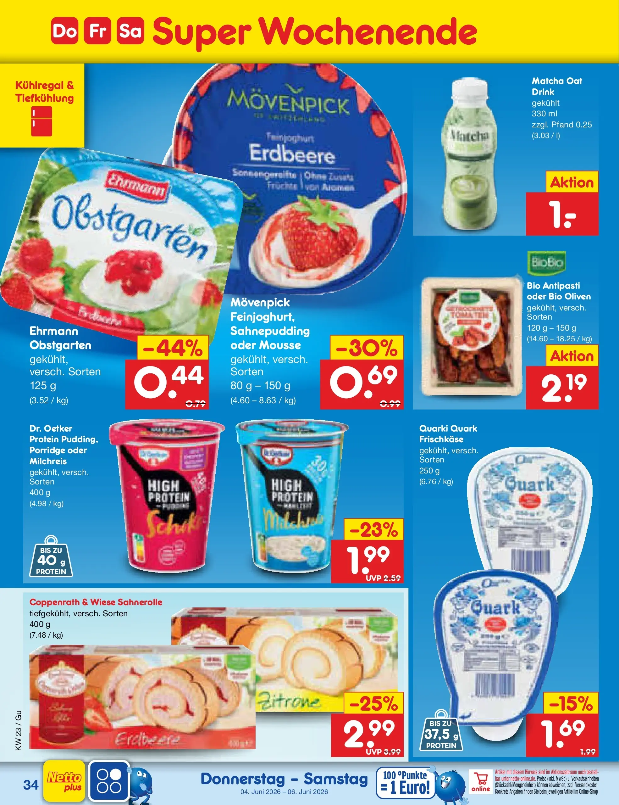 Netto Marken-Discount Prospekt Augustusburg (ab 01.06.2026) » Angebote | Seite: 48 | Produkte: Quark, Zitrone, Frischkase