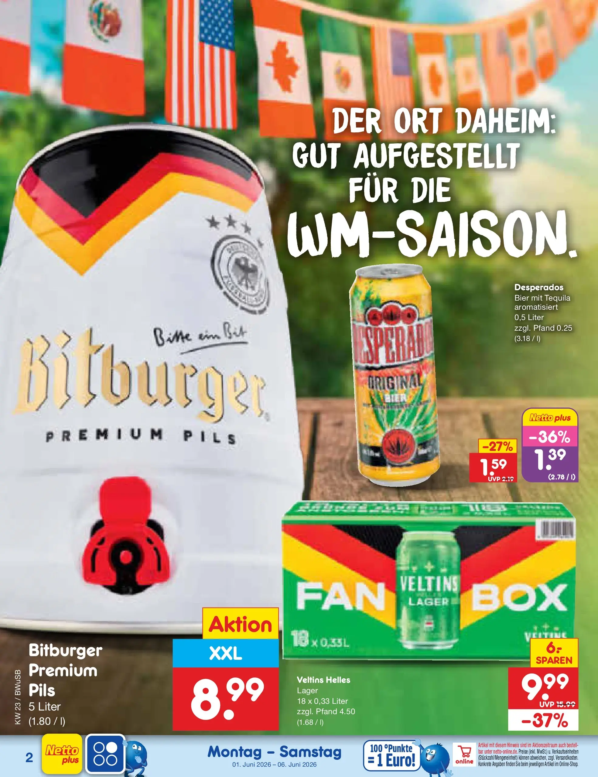 Netto Marken-Discount Prospekt Stemwede-Dielingen (ab 01.06.2026) » Angebote | Seite: 30 | Produkte: Bitburger, Bier, Tequila, Veltins Netto Marken-Discount Prospekt Stemwede-Dielingen (ab 01.06.2026) » Angebote | Seite: 30 | Produkte: Bitburger, Bier, Tequila, Veltins