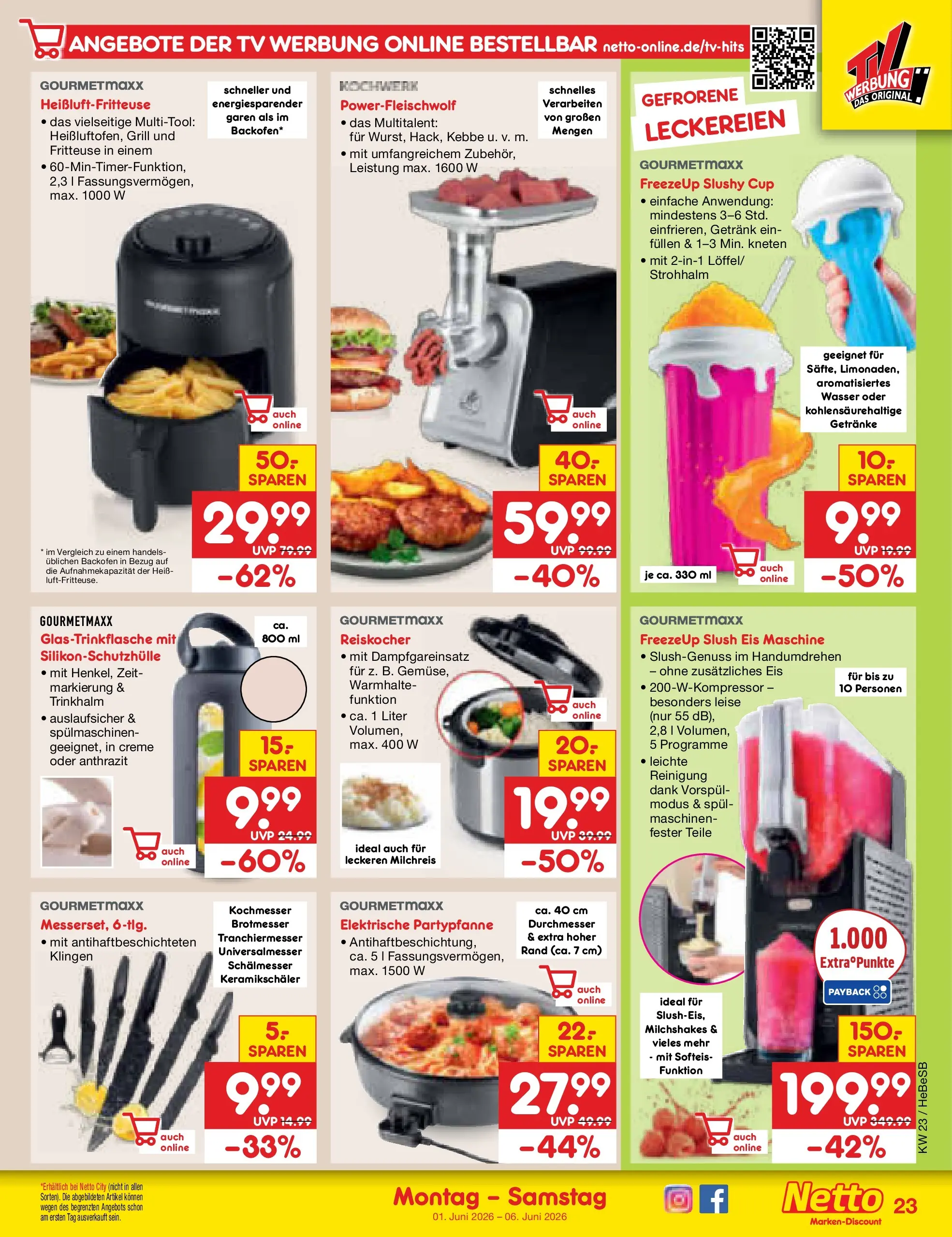 Netto Marken-Discount Prospekt Kremmen (ab 01.06.2026) » Angebote | Seite: 41 | Produkte: Grill, Creme, Wasser, Fritteuse Netto Marken-Discount Prospekt Kremmen (ab 01.06.2026) » Angebote | Seite: 41 | Produkte: Grill, Creme, Wasser, Fritteuse