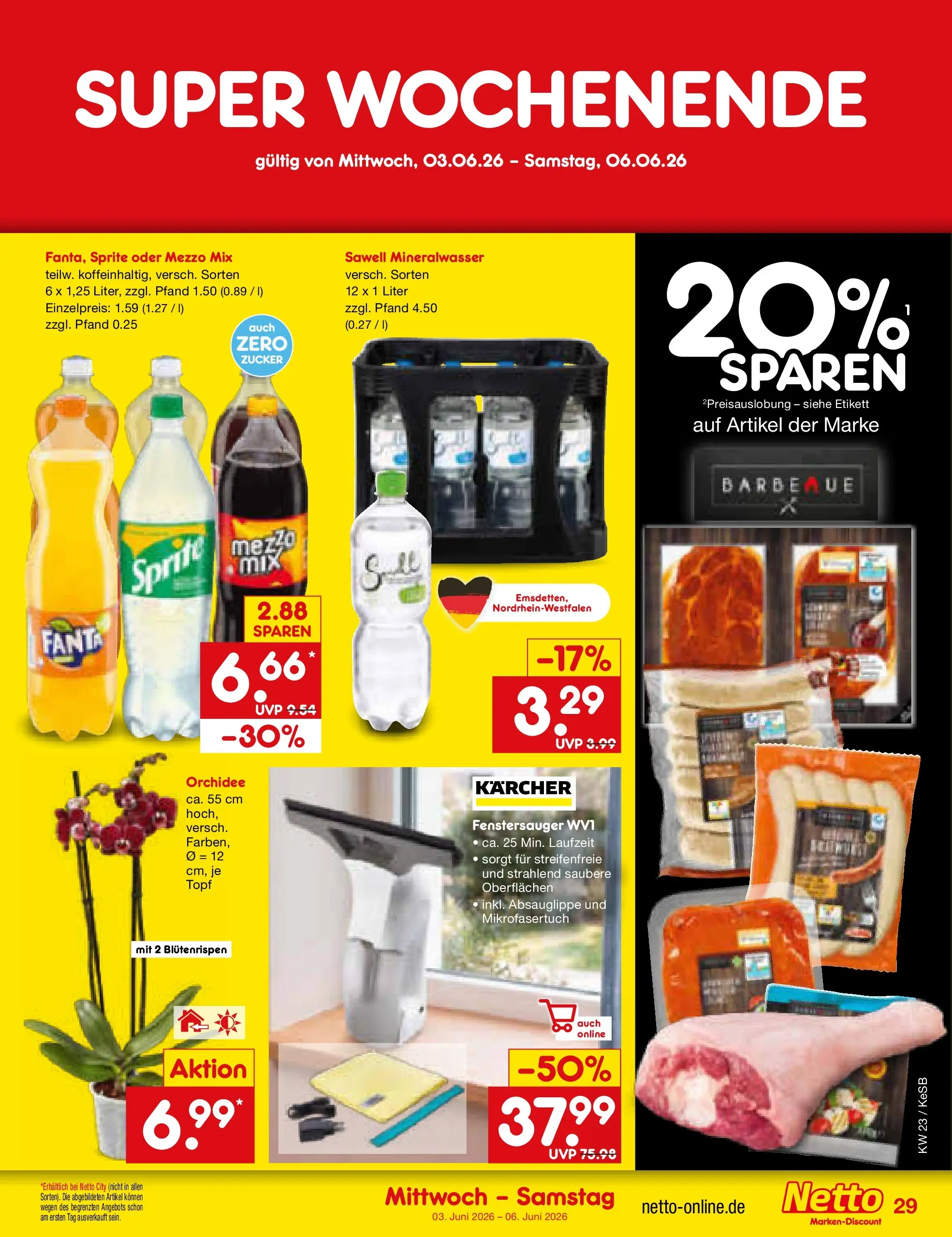 Netto Marken-Discount Prospekt Bonn (ab 01.06.2026) » Angebote | Seite: 43 | Produkte: Mezzo mix, Mineralwasser, Zucker, Oder mezzo mix Netto Marken-Discount Prospekt Bonn (ab 01.06.2026) » Angebote | Seite: 43 | Produkte: Mezzo mix, Mineralwasser, Zucker, Oder mezzo mix