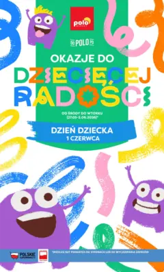 Pogląd oferty "POLOmarket gazetka - Okazje do dziecięcej radości" - ważna od 27.05.2026