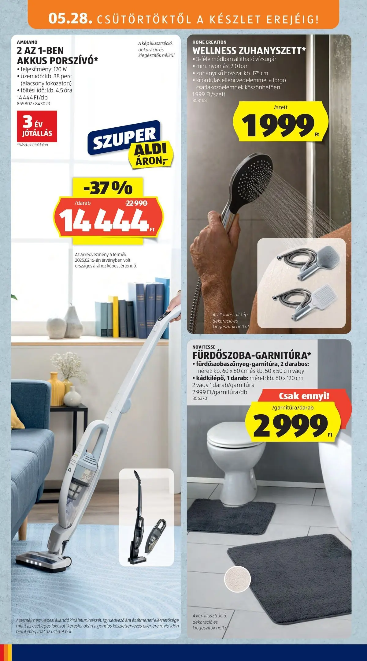 Akciós újság új Ajánlatok - 2026.05.26. -tól/töl ⏳ | Oldal: 28 | Termékek: Óra, Dekoráció Ajánlatok - Aldi újság érvényessége 2026.05.31-ig - 2026.05.26. -tól/töl > akció, lapozható szórólap 🛍️ | Oldal: 28 | Termékek: Óra, Dekoráció