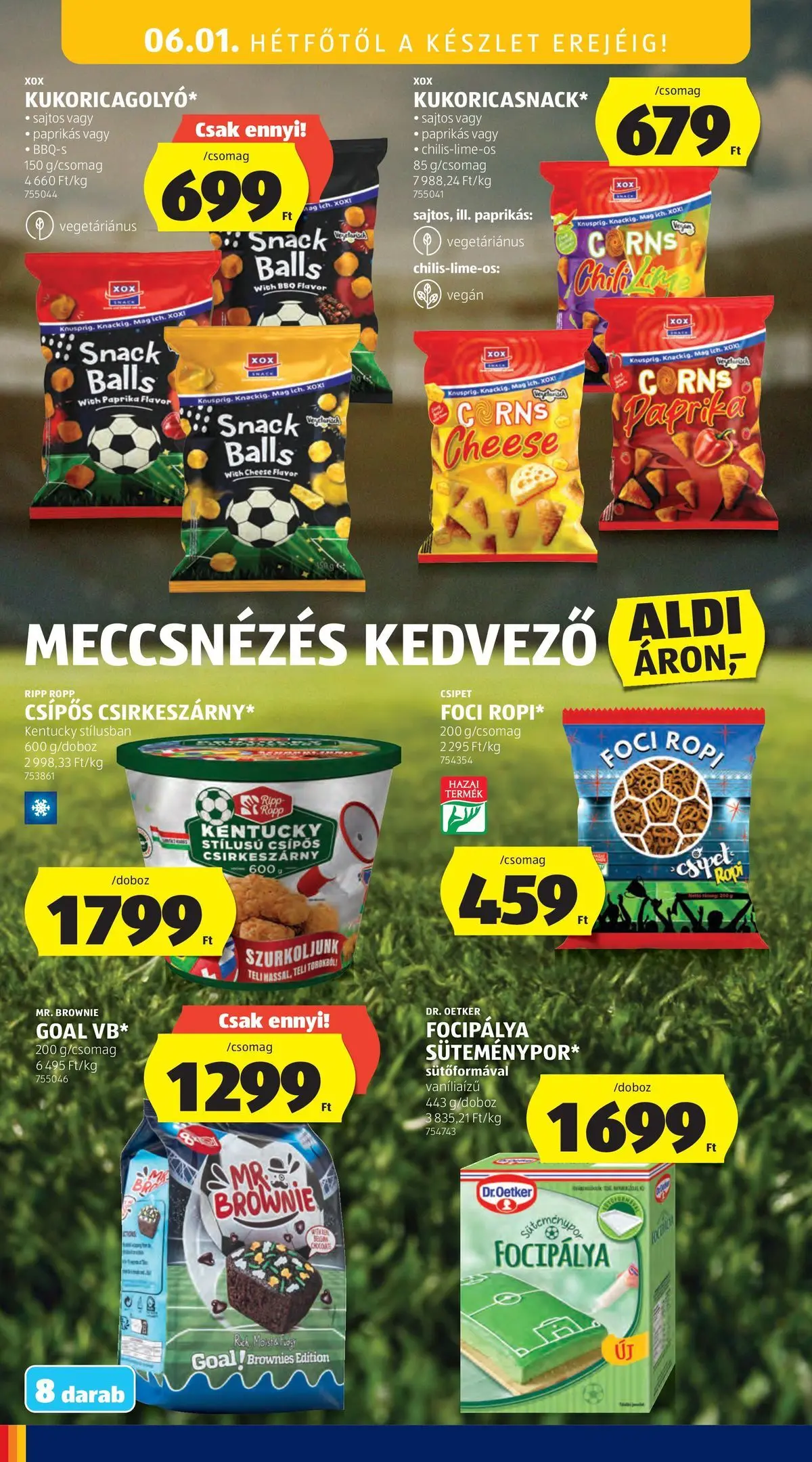 Akciós újság új Ajánlatok - 2026.05.26. -tól/töl ⏳ | Oldal: 44 | Termékek: Vegán, Brownie, Ropi Ajánlatok - Aldi újság érvényessége 2026.05.31-ig - 2026.05.26. -tól/töl > akció, lapozható szórólap 🛍️ | Oldal: 44 | Termékek: Vegán, Brownie, Ropi