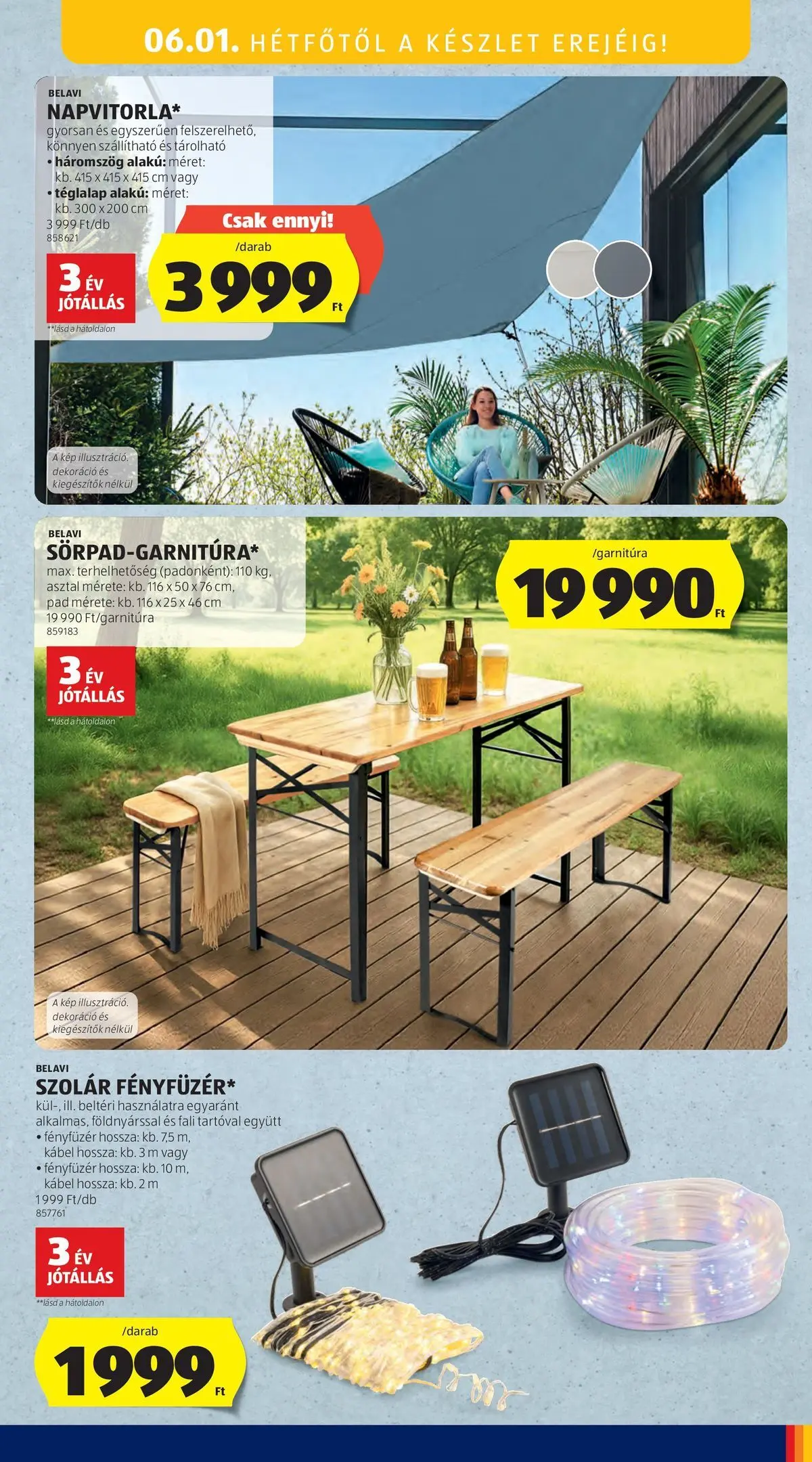 Akciós újság új Ajánlatok - 2026.05.26. -tól/töl ⏳ | Oldal: 53 | Termékek: Fényfüzér, Kábel, Asztal, Dekoráció Ajánlatok - Aldi újság érvényessége 2026.05.31-ig - 2026.05.26. -tól/töl > akció, lapozható szórólap 🛍️ | Oldal: 53 | Termékek: Fényfüzér, Kábel, Asztal, Dekoráció