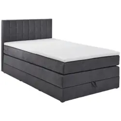 Boxspringbett 120/200 cm in Anthrazit