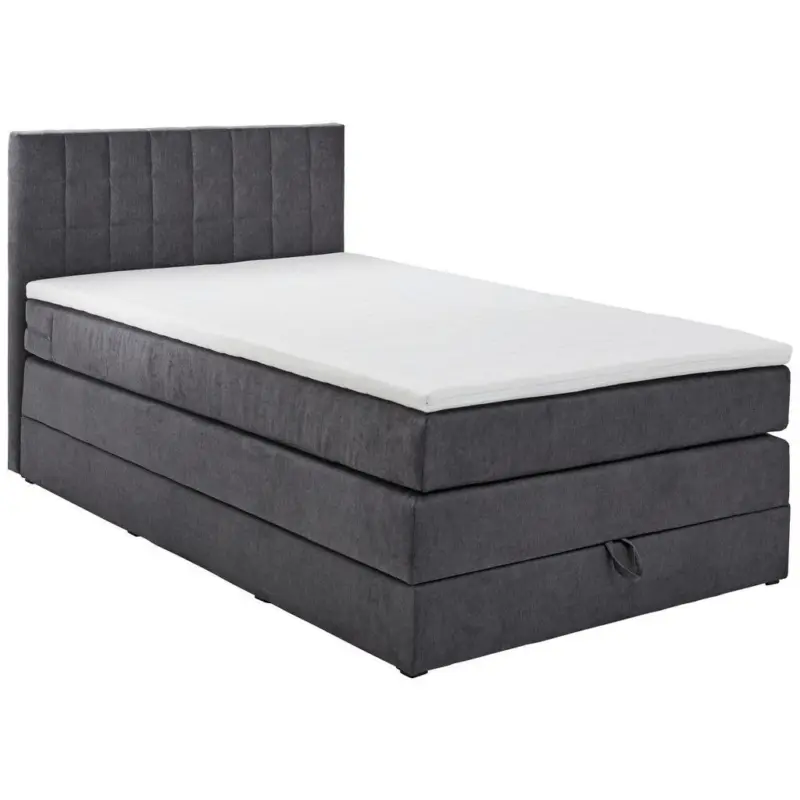 Boxspringbett 120/200 cm in Anthrazit