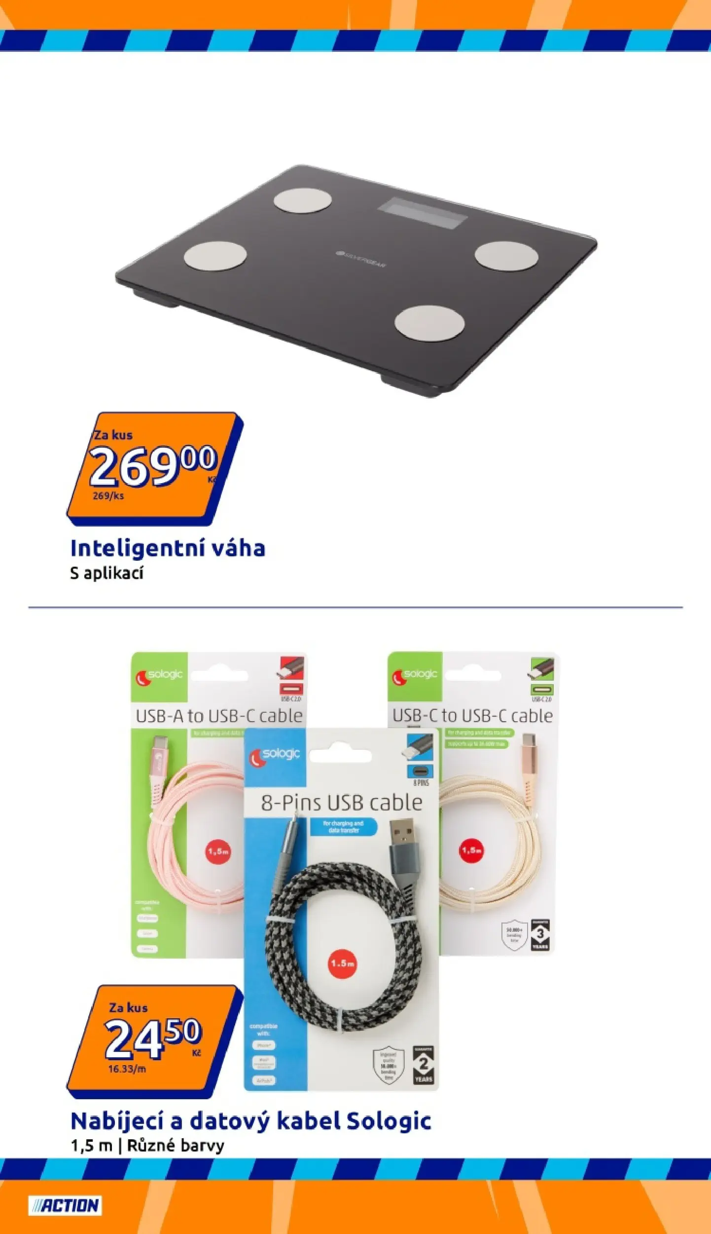 Action leták od 27.05.2026 - Akční leták online | Strana: 8 | Produkty: Kabel, USB, Váha, Barvy