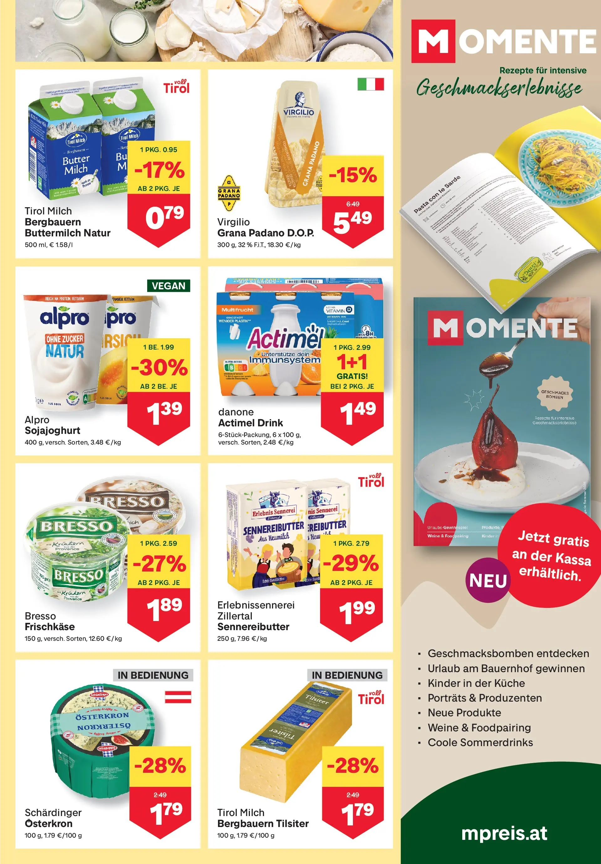 MPREIS Sillian von 03.06.2026 - Aktuelle Angebote | Seite: 5 | Produkte: Pasta, Zucker, Milch, Butter
