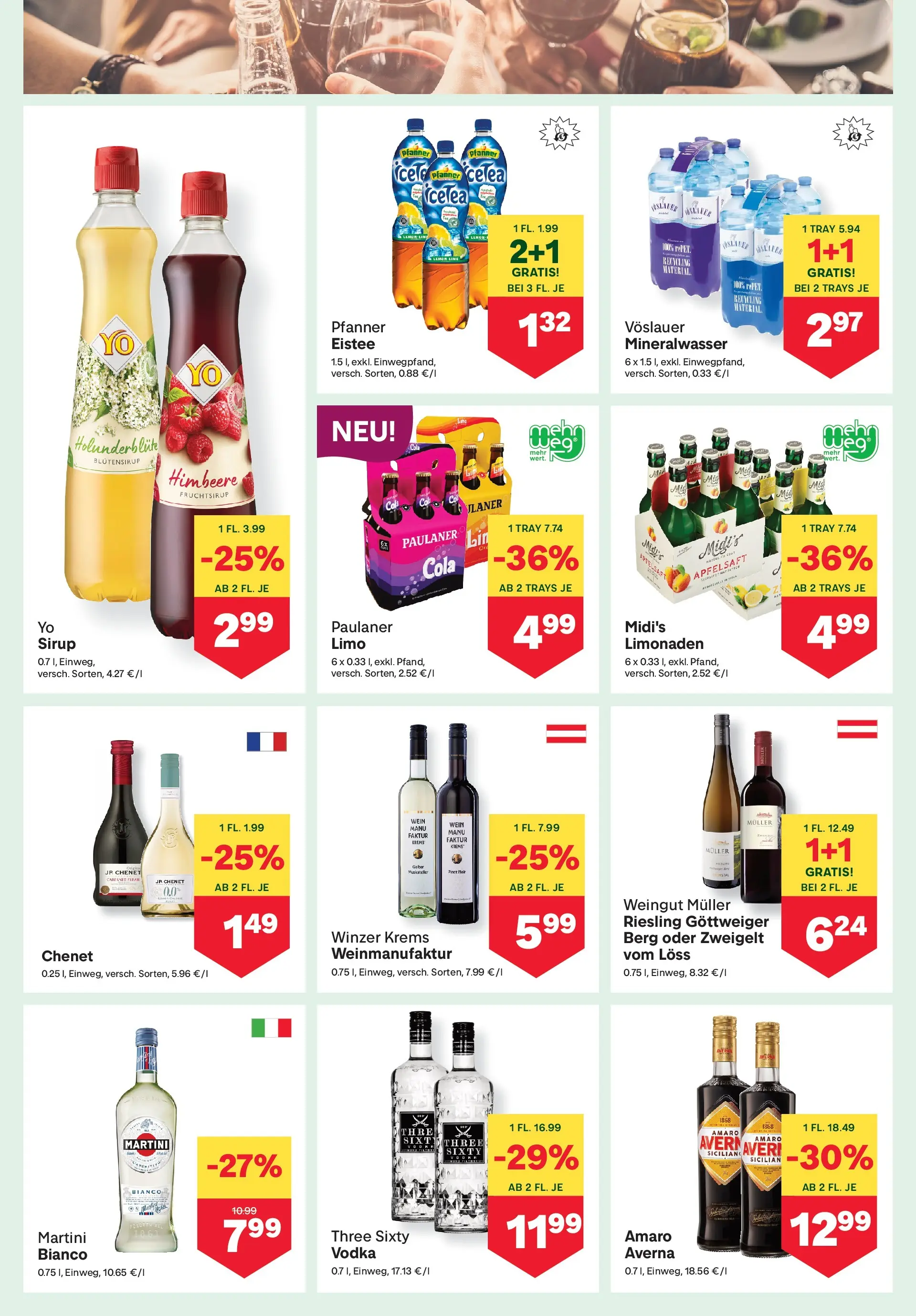 MPREIS Sillian von 03.06.2026 - Aktuelle Angebote | Seite: 10 | Produkte: Himbeere, Planche de surf, Wein