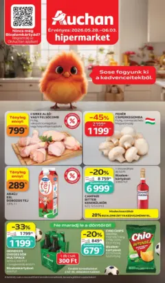 Auchan akciós újság Kecskemét - amely érvényes a következő dátumtól: 28.05.2026