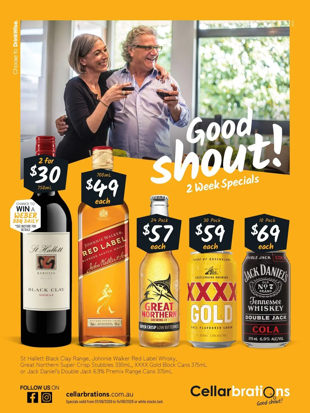 Deals - Good Shout! 01/06 - 31/05/2026 > weekly / monthly specials | Page: 1