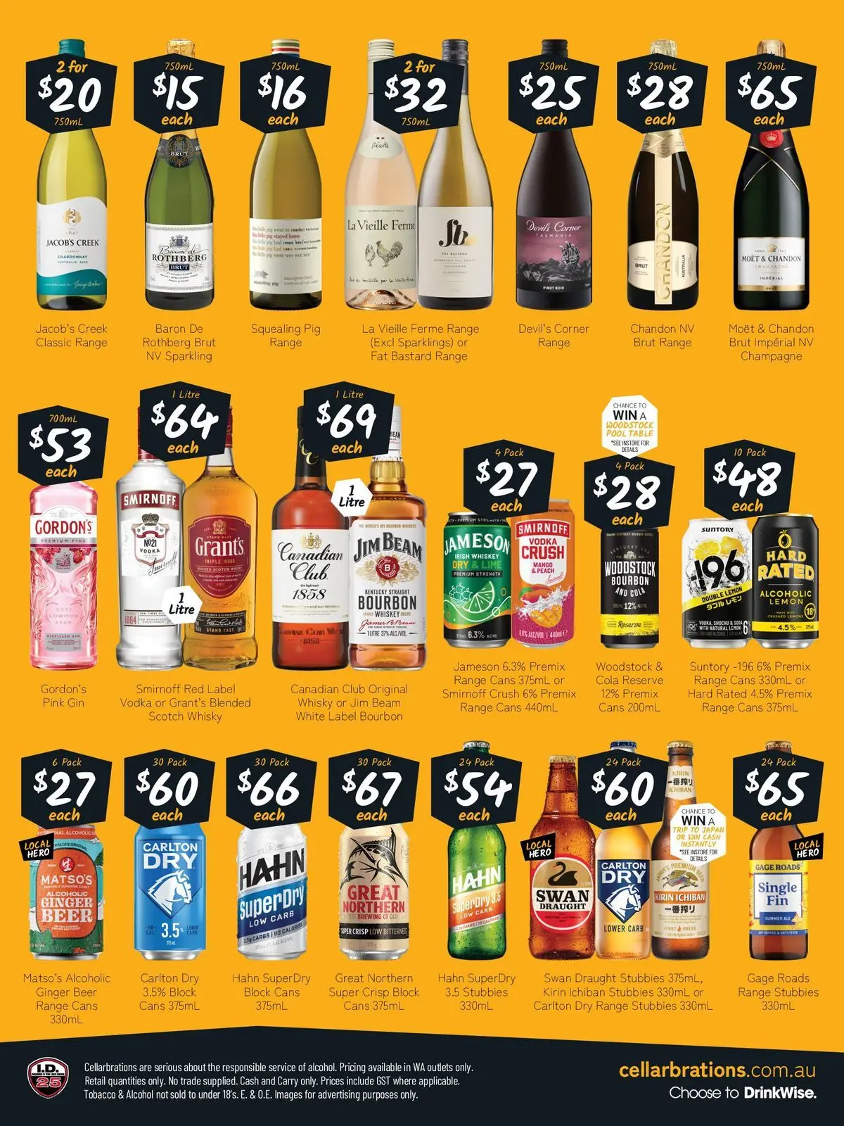 Deals - Good Shout! 01/06 - 31/05/2026 > weekly / monthly specials | Page: 2 | Products: Table, Beer, Bourbon, Whiskey