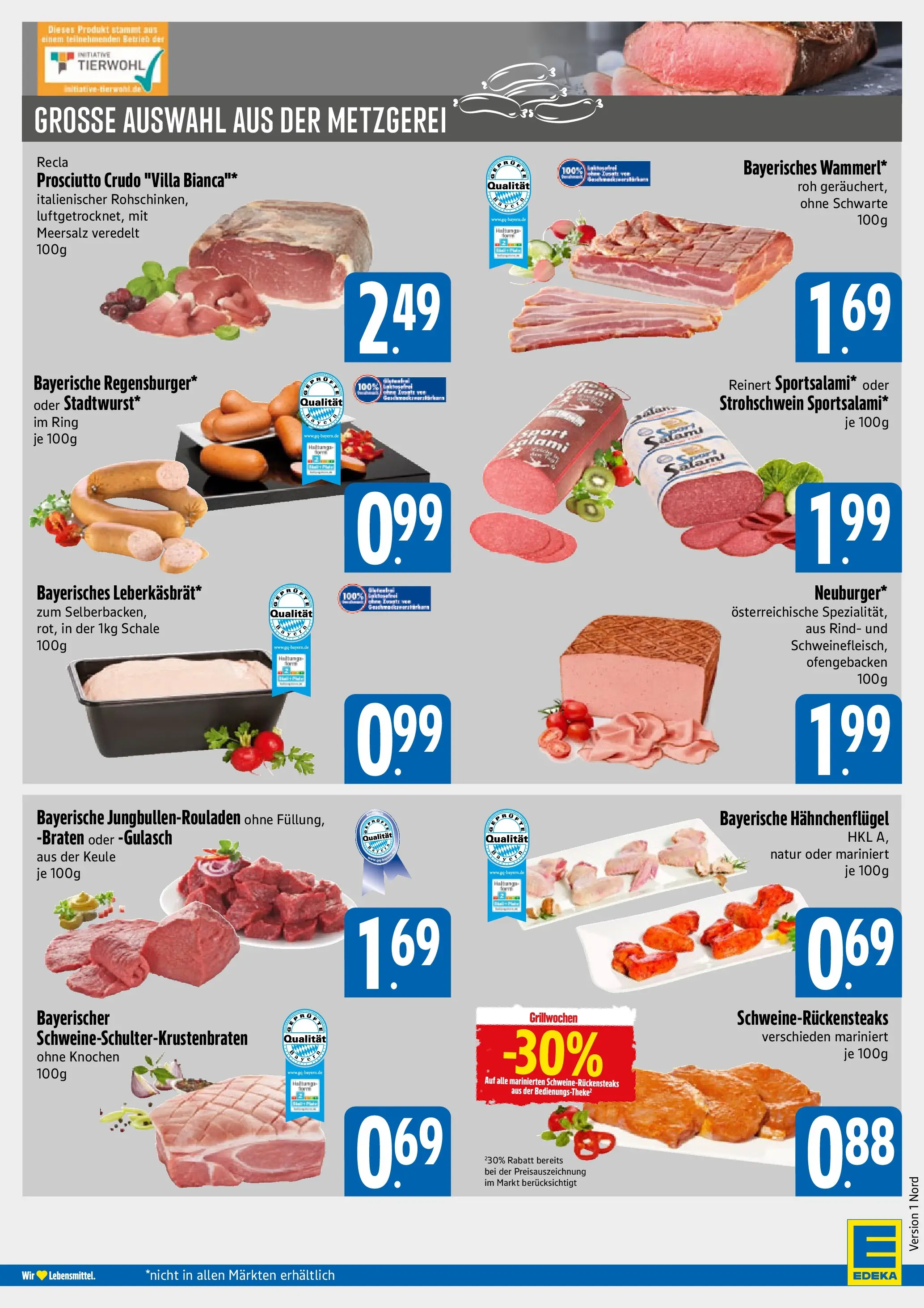 Angebote - E xpress: Wochenangebote (ab 31.05.2026) zum Blättern | Seite: 4 | Produkte: Gulasch, Salami