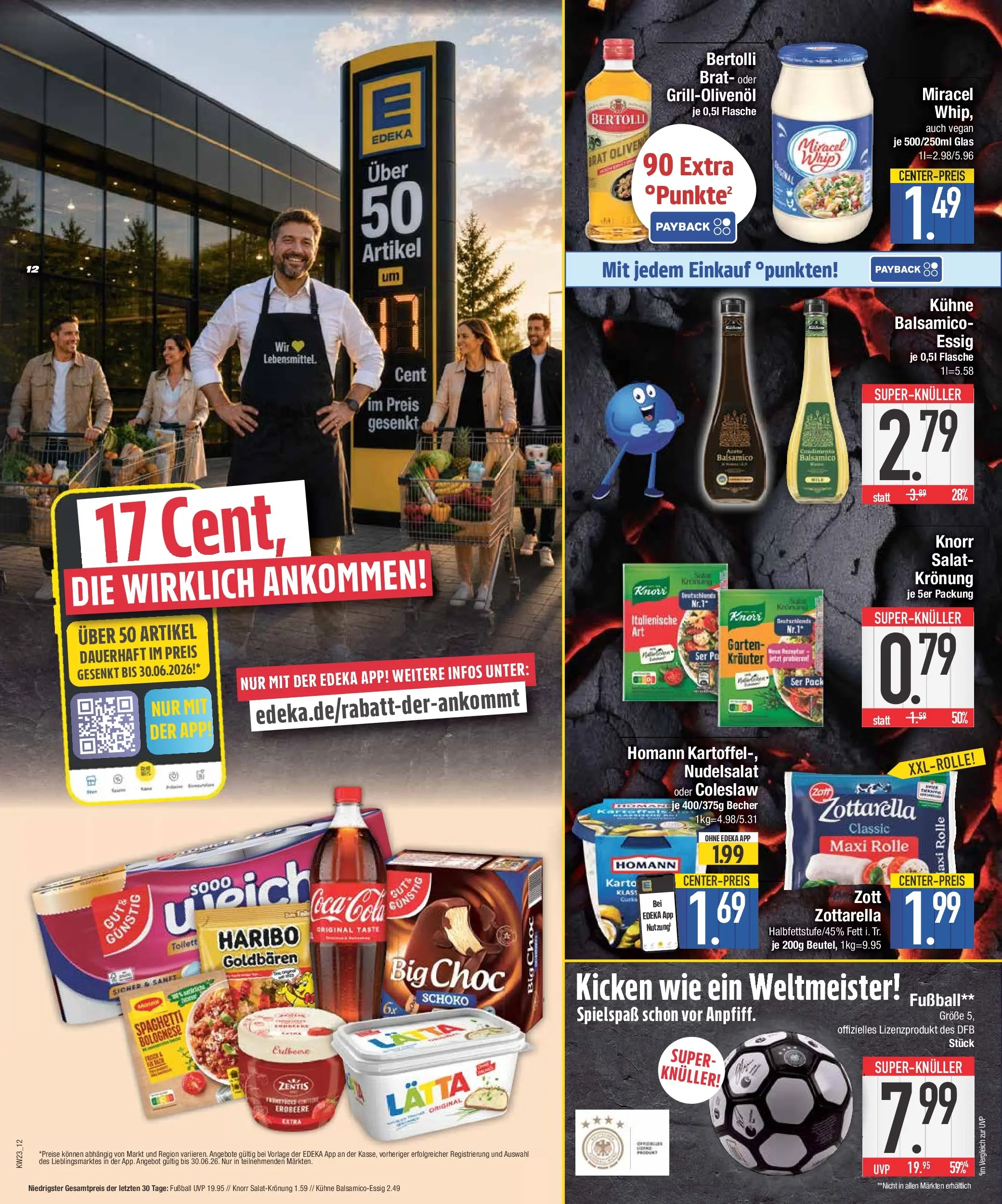E center Prospekt Großmehring (ab 31.05.2026) zum Blättern | Seite: 12 | Produkte: Balsamico, Essig, Knorr, Salat