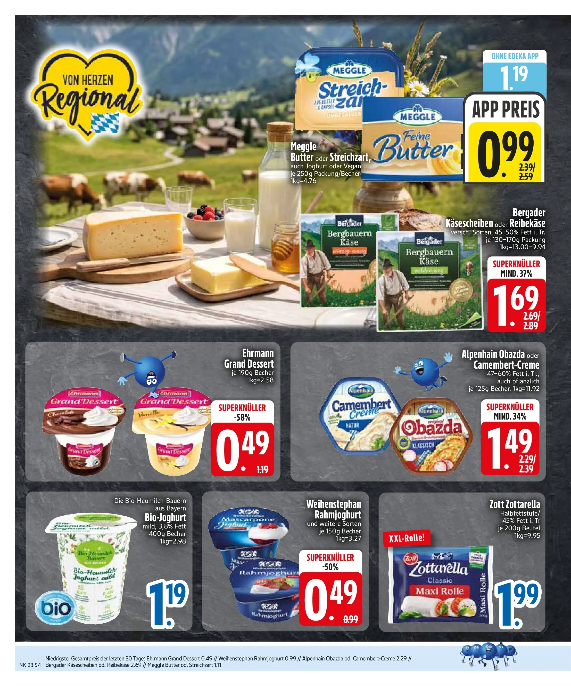 Edeka prospekt Trostberg (ab 01.06.2026) » Angebote Online | Seite: 6 | Produkte: Käse, Mascarpone, Joghurt, Creme