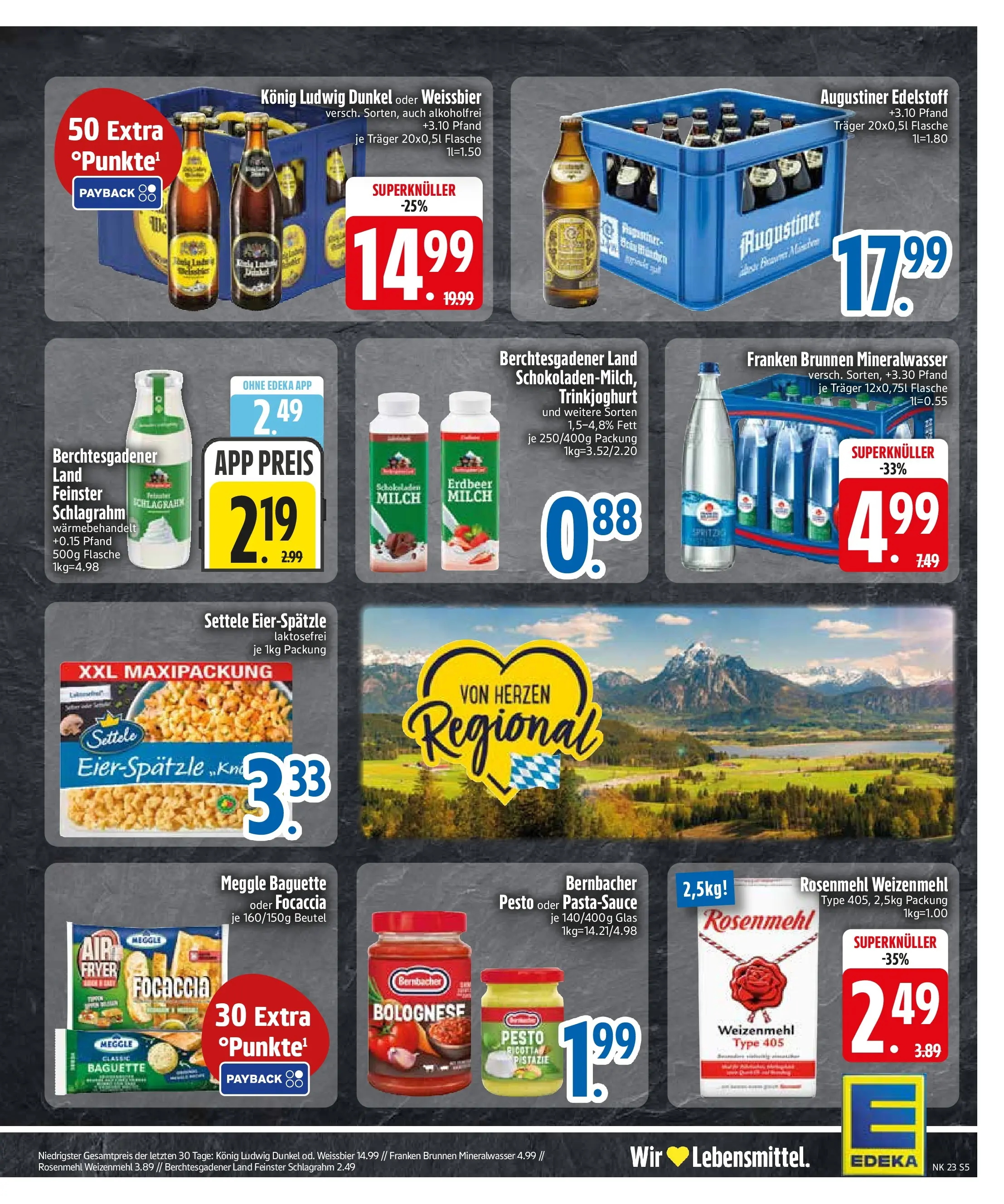Edeka prospekt Trostberg (ab 01.06.2026) » Angebote Online | Seite: 7 | Produkte: Weißbier, Mineralwasser, Trinkjoghurt, Pasta