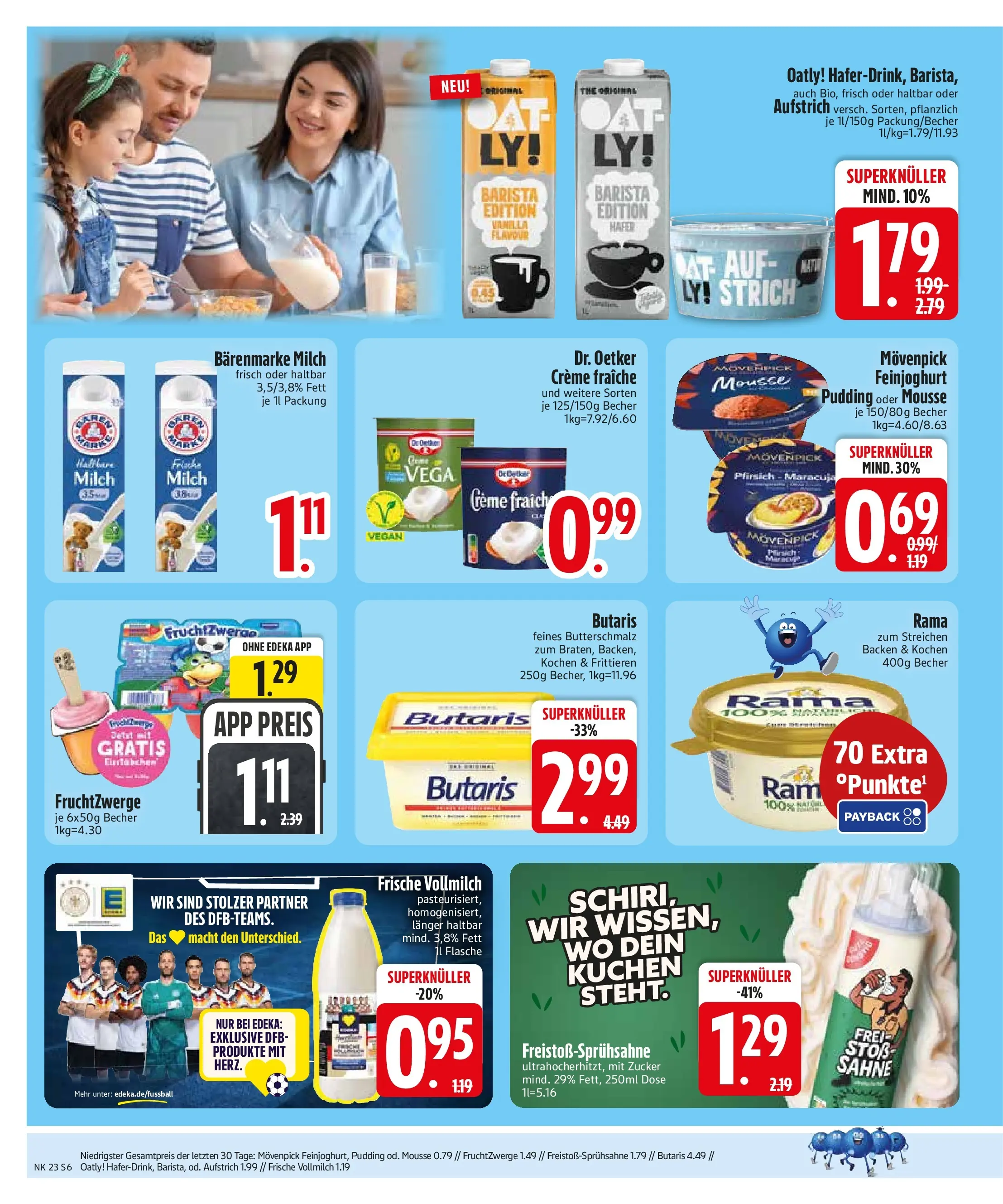 Edeka prospekt Trostberg (ab 01.06.2026) » Angebote Online | Seite: 8 | Produkte: Milch, Zucker, Oatly, Kuchen