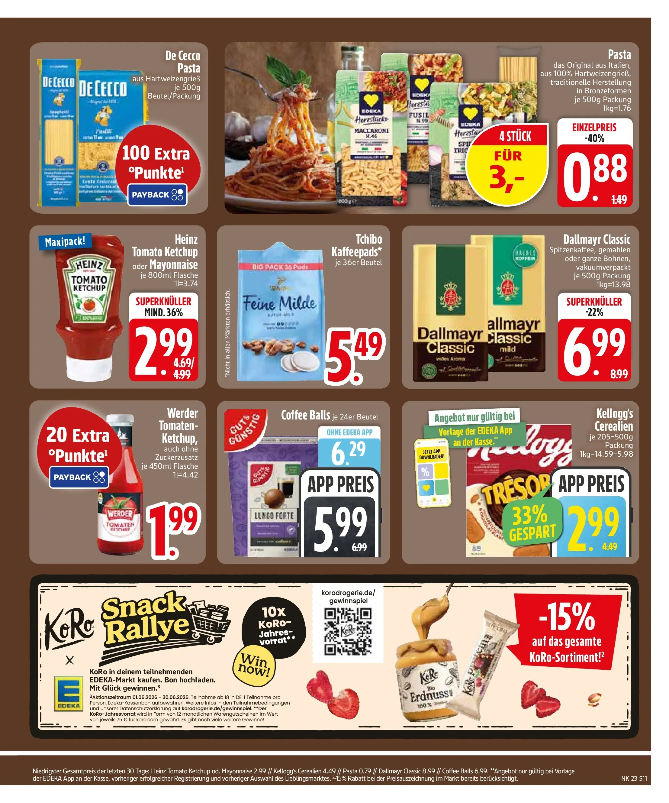 Edeka prospekt Trostberg (ab 01.06.2026) » Angebote Online | Seite: 13 | Produkte: Kellogg's, Dallmayr, Mayonnaise, Ketchup
