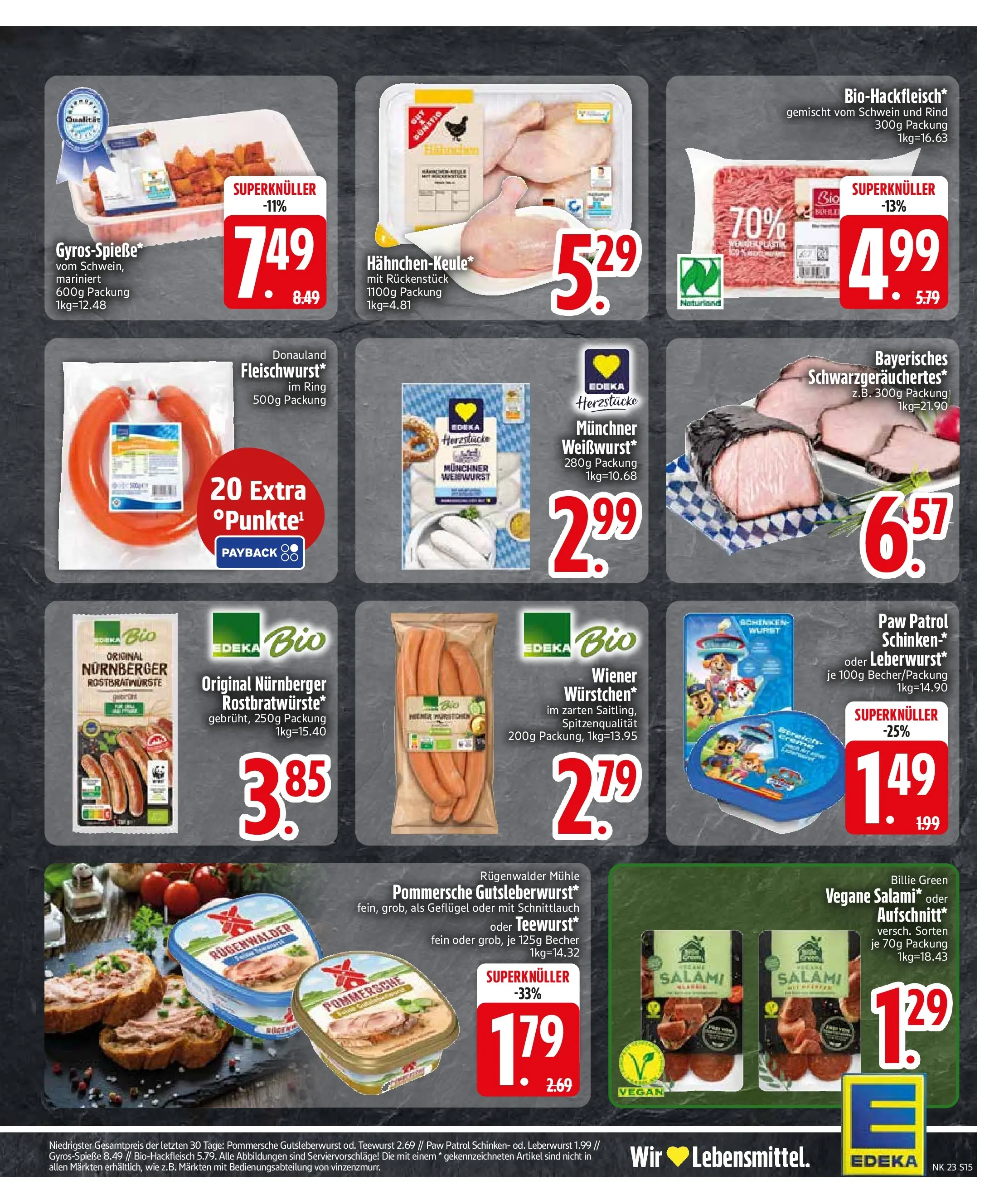 Edeka prospekt Trostberg (ab 01.06.2026) » Angebote Online | Seite: 17 | Produkte: Mühle, Wurst, Salami, Schinken
