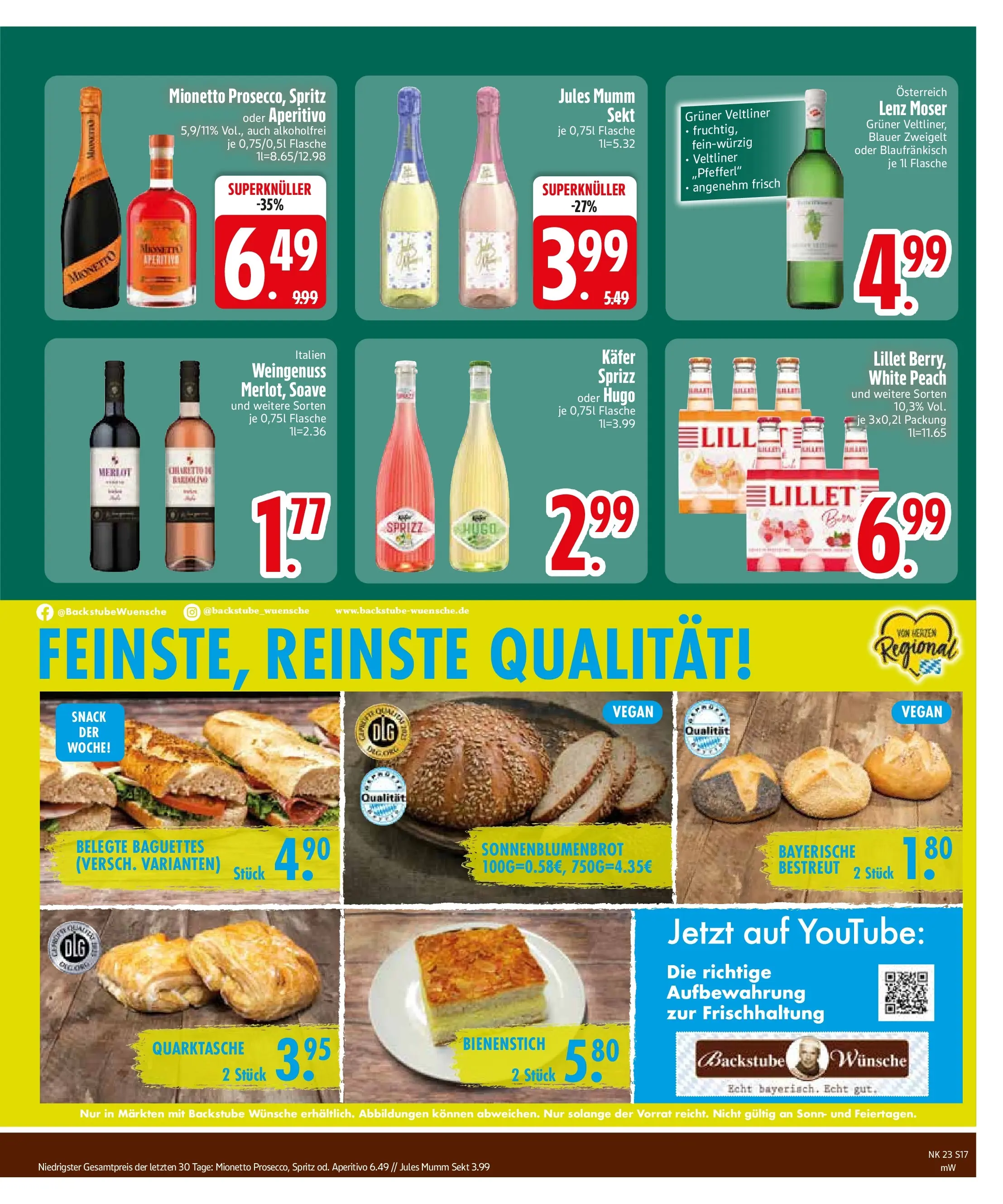 Edeka prospekt Markt Schwaben (ab 01.06.2026) » Angebote Online | Seite: 19 | Produkte: Quark, Sekt, Merlot, Jules mumm