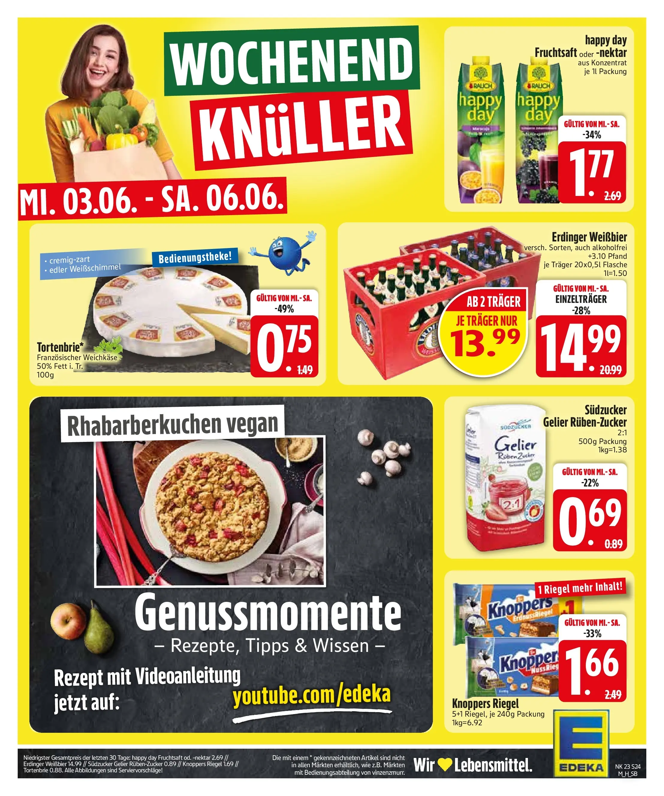 Edeka prospekt Bodenkirchen (ab 01.06.2026) » Angebote Online | Seite: 26 | Produkte: Erdinger, Weißbier, Zucker, Fruchtsaft