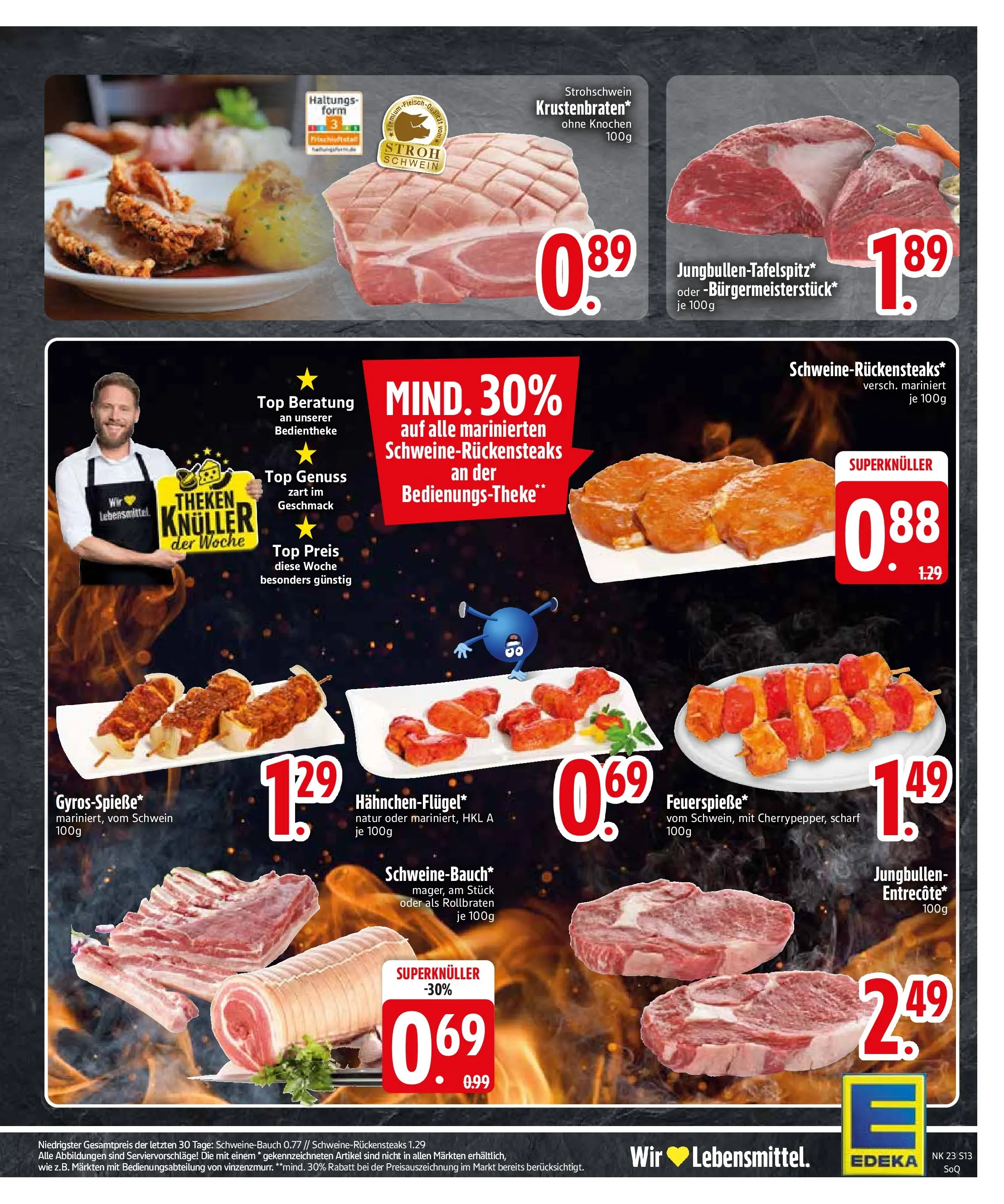 Edeka prospekt Trostberg (ab 01.06.2026) » Angebote Online | Seite: 15 | Produkte: Top, Entrecote, Gyros