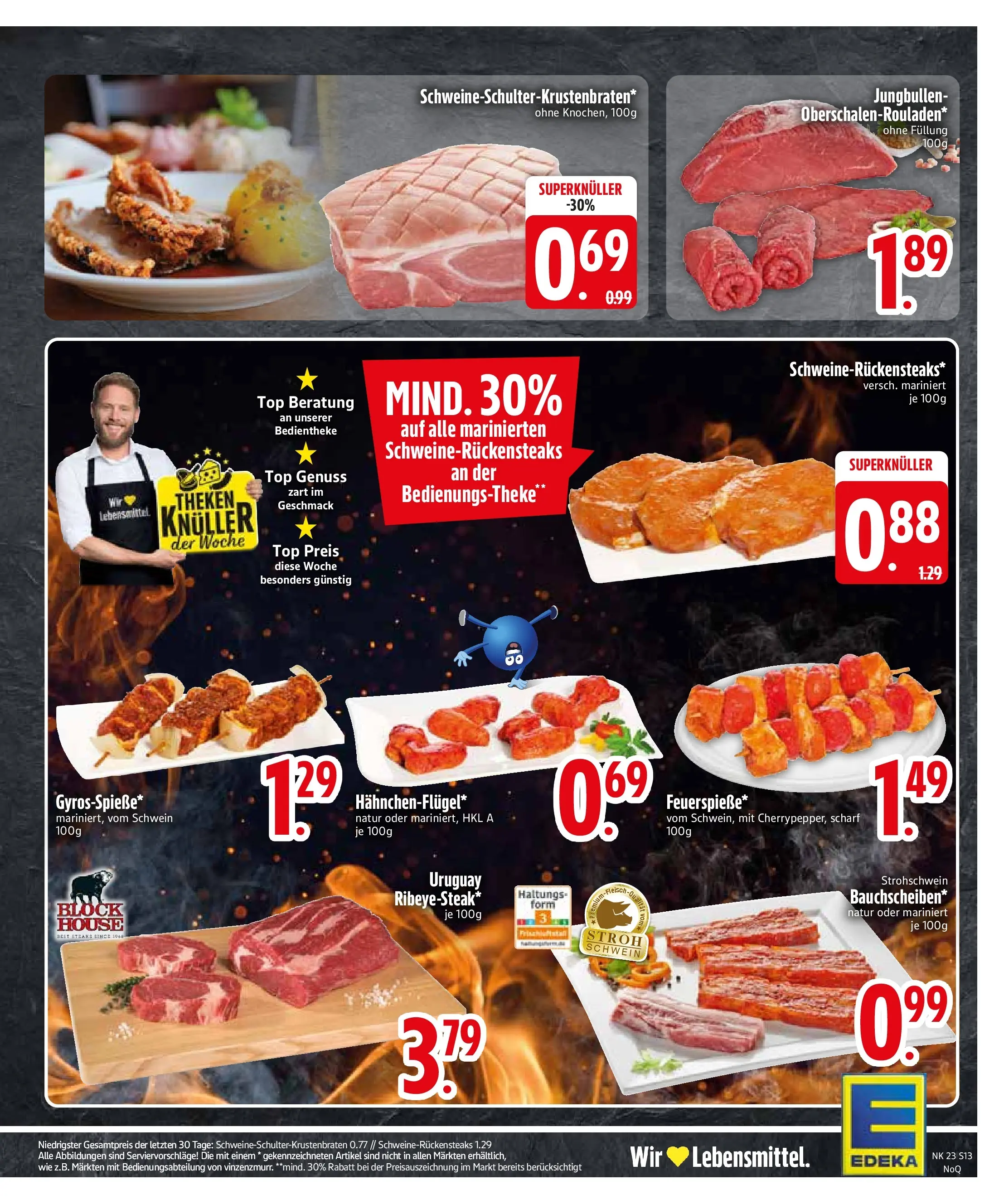 Edeka prospekt Altmannstein (ab 01.06.2026) » Angebote Online | Seite: 15 | Produkte: Top, Krustenbraten, Gyros, Steak