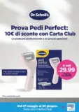 Prova pedi perfect: 10 euro di sconto con Carta club