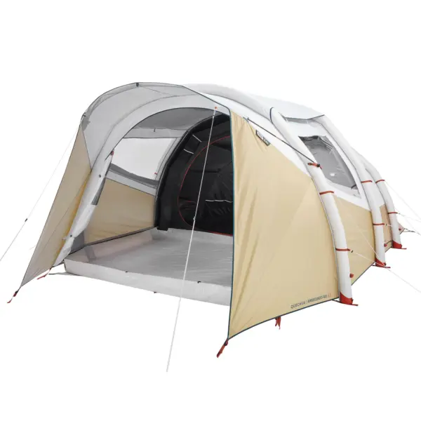 Tienda de campa&ntilde;a familiar 5 personas hinchable Quechua Airseconds 5.2 F&B
