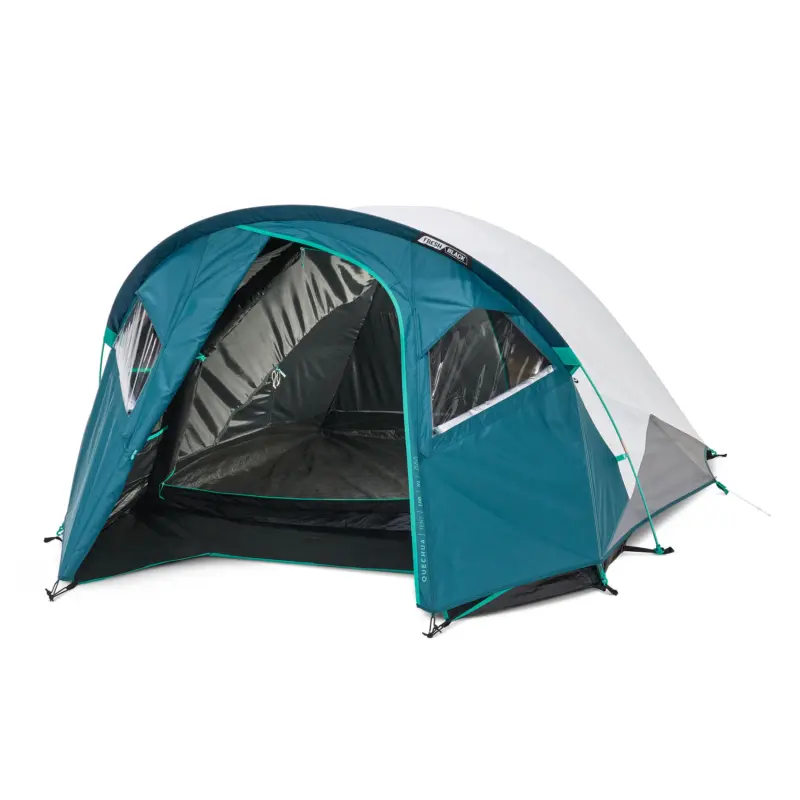 Tienda de campa&ntilde;a varillas 3 personas Quechua MH100 XL F&B