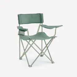 Silla plegable de camping con reposabrazos Quechua Basic