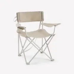 Silla plegable de camping con reposabrazos Quechua Basic XL