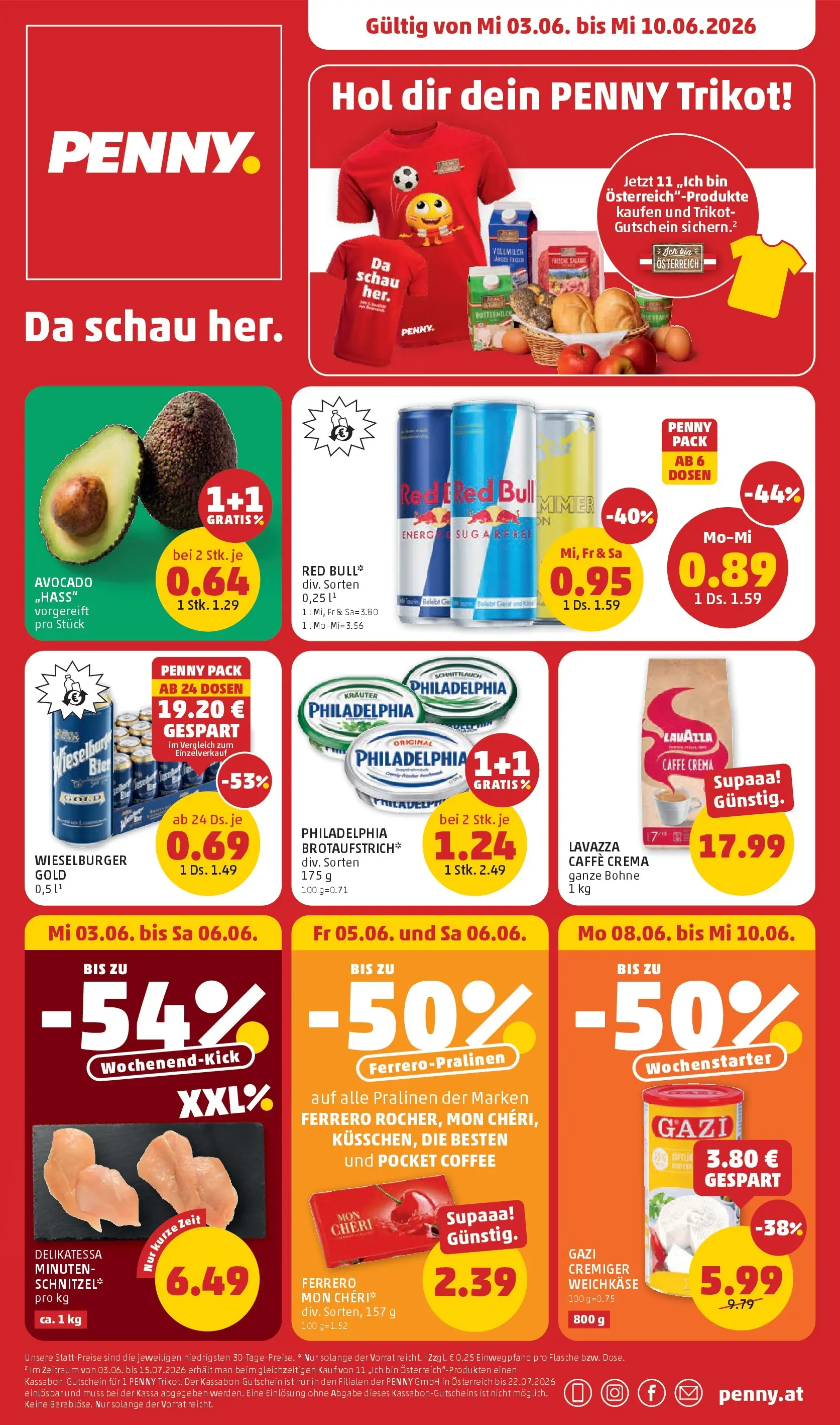 Penny Markt Die ganze Woche sparen ab (03.06.2026) - Angebote, Prospekt | Seite: 1 | Produkte: Avocado