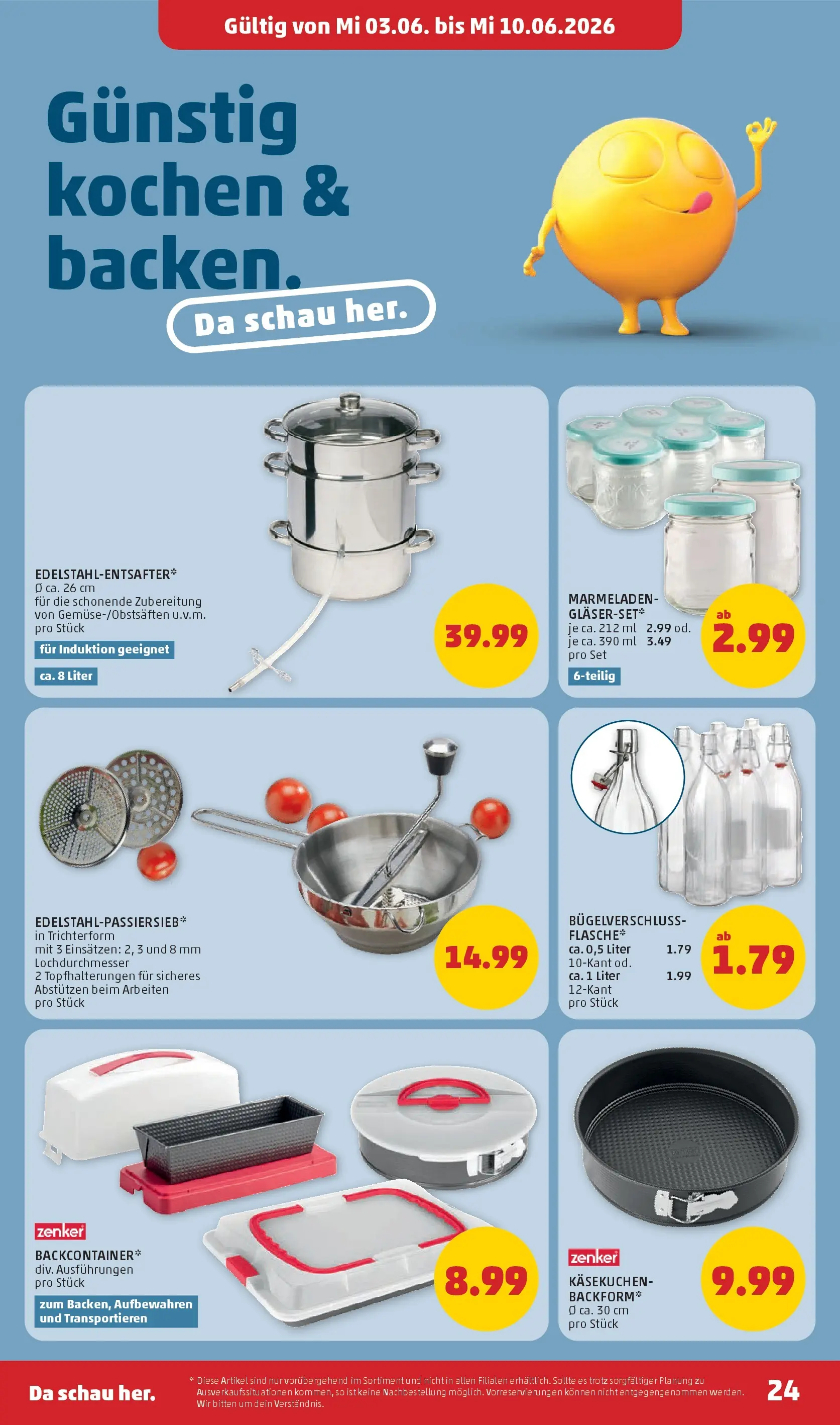 Penny Markt Die ganze Woche sparen ab (03.06.2026) - Angebote, Prospekt | Seite: 24