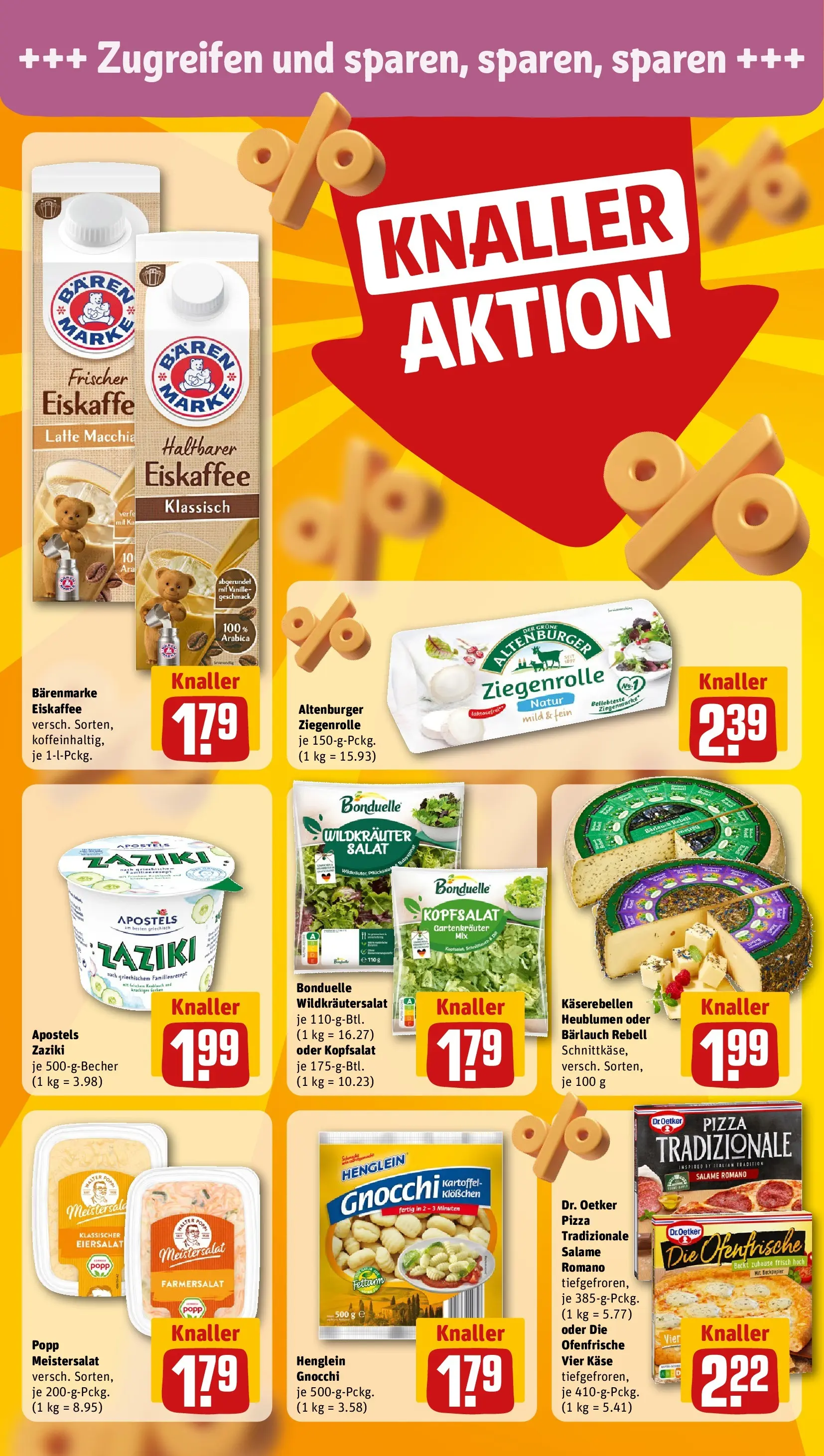 REWE Prospekt ab 31.05.2026 zum Blättern » Angebote | Seite: 14 | Produkte: Käse, Ofenfrische, Pizza, Salat