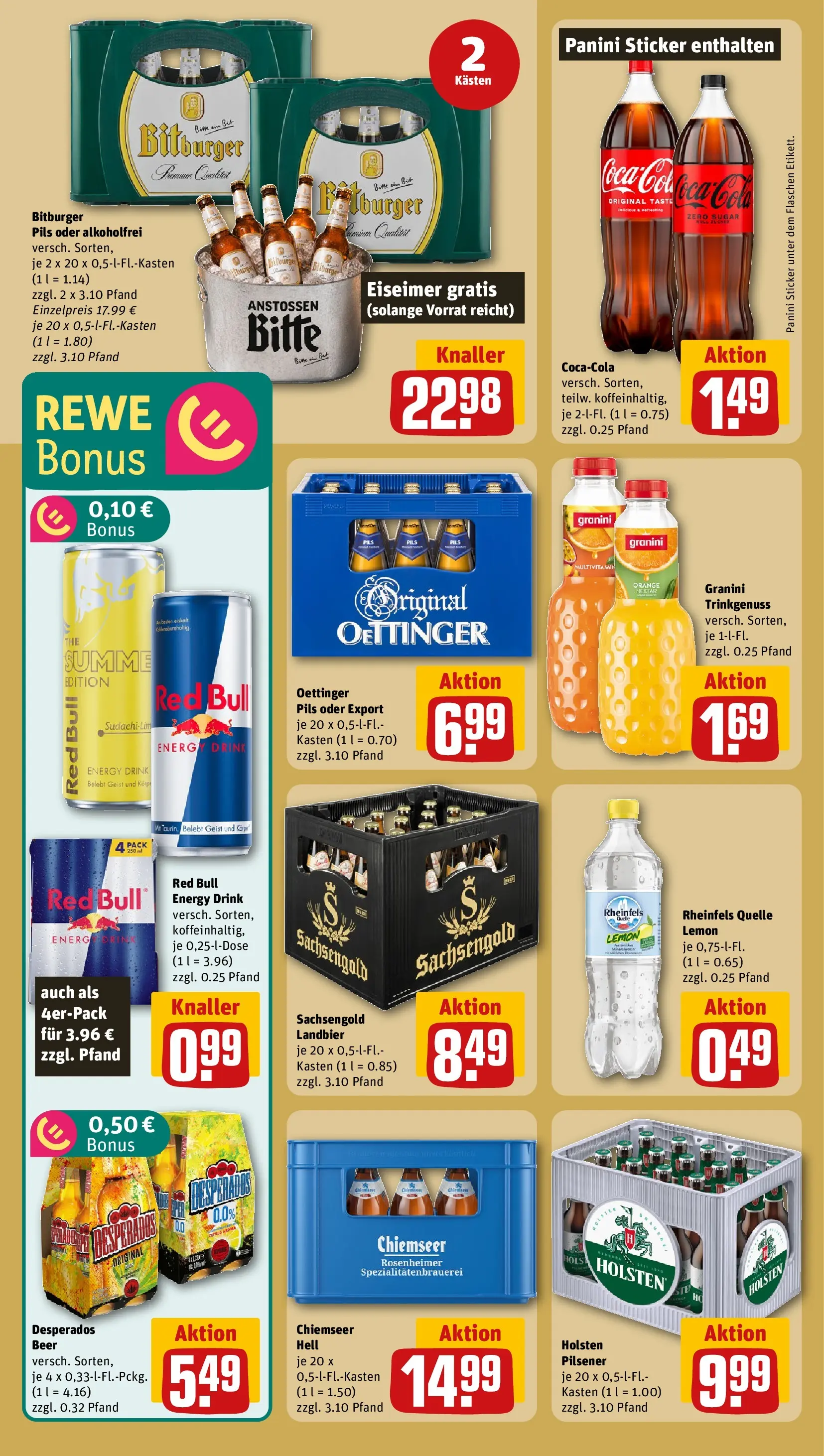 REWE Prospekt ab 31.05.2026 zum Blättern » Angebote | Seite: 24 | Produkte: Pils, Oettinger, Granini, Rheinfels quelle