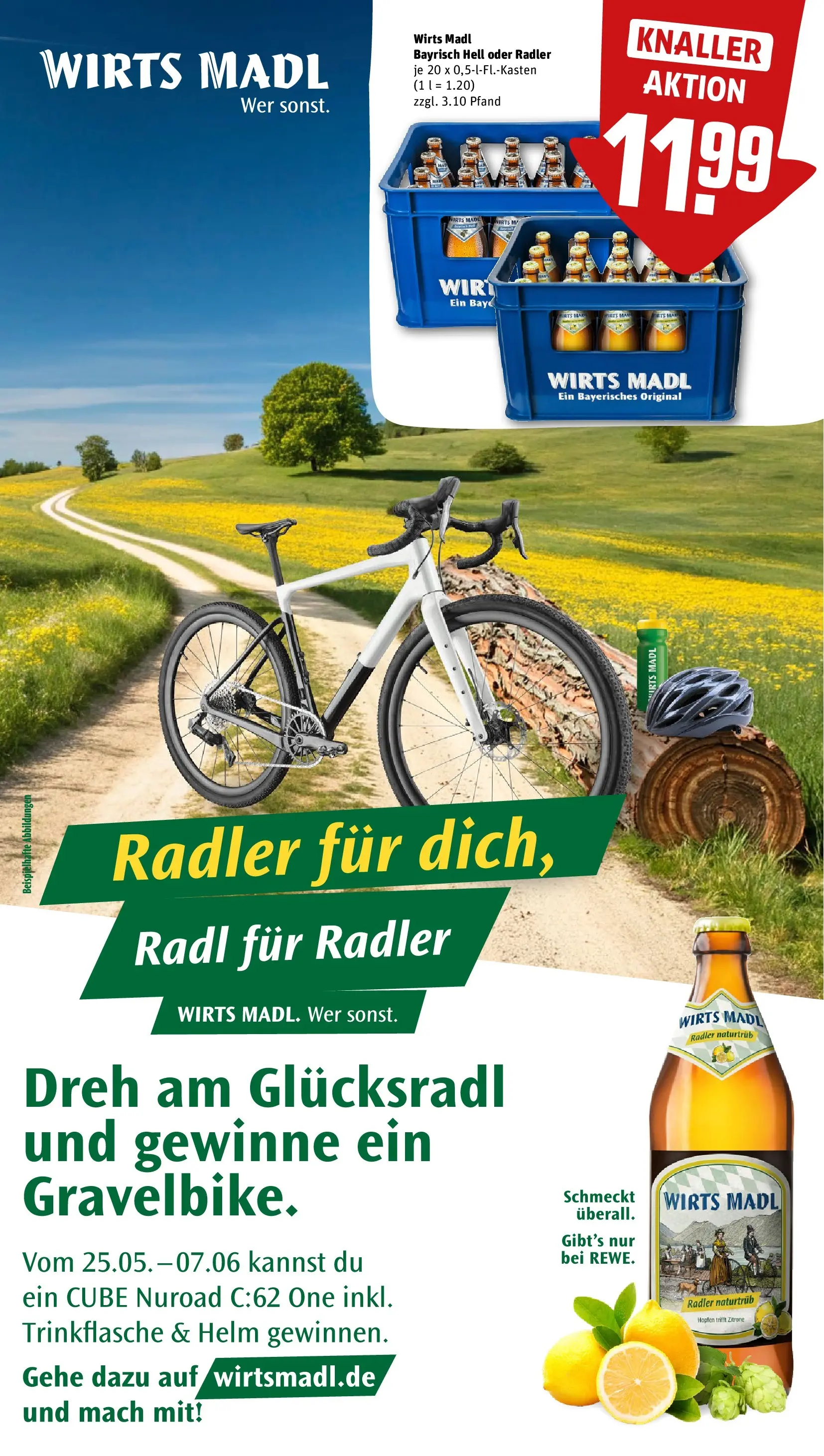 REWE Prospekt ab 31.05.2026 zum Blättern » Angebote | Seite: 24 | Produkte: Radler, Zitrone