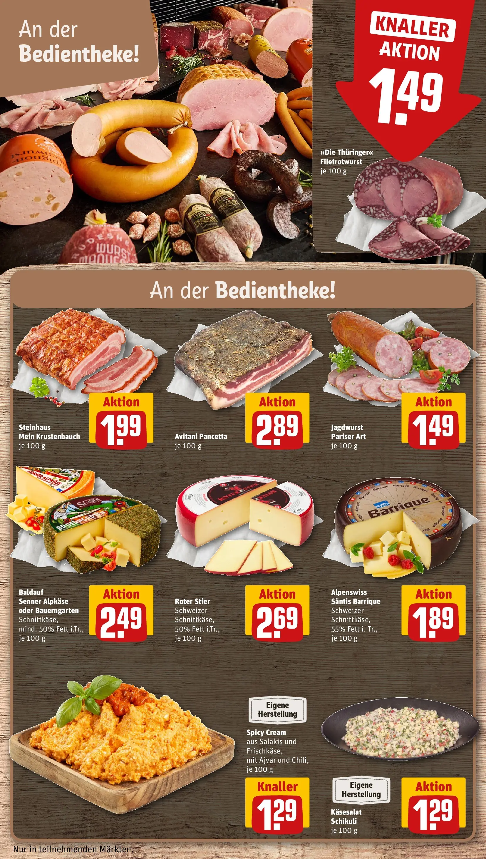REWE Prospekt ab 31.05.2026 zum Blättern » Angebote | Seite: 9 | Produkte: Wurst, Salakis