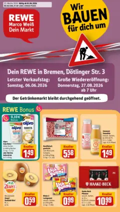 Rewe Prospekt Bremen ab 01.06.2026 gültig