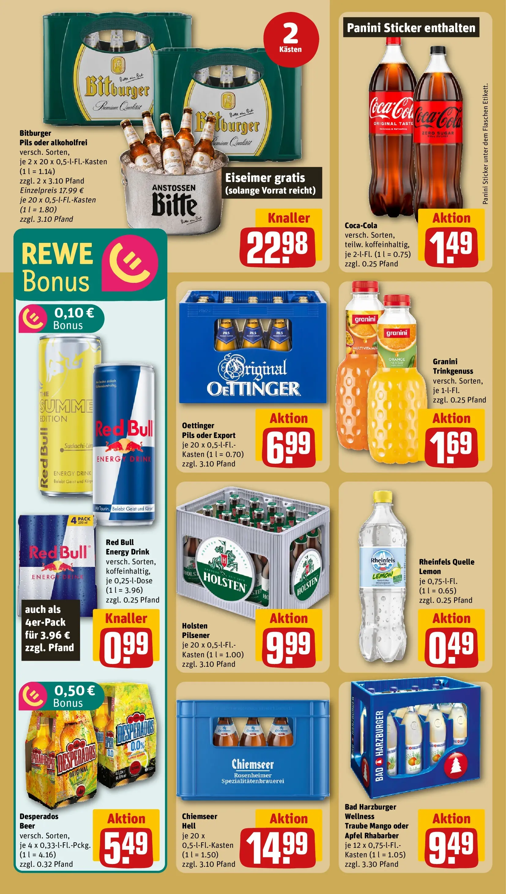 REWE Prospekt ab 01.06.2026 zum Blättern » Angebote | Seite: 24 | Produkte: Energy, Oettinger, Desperados, Granini