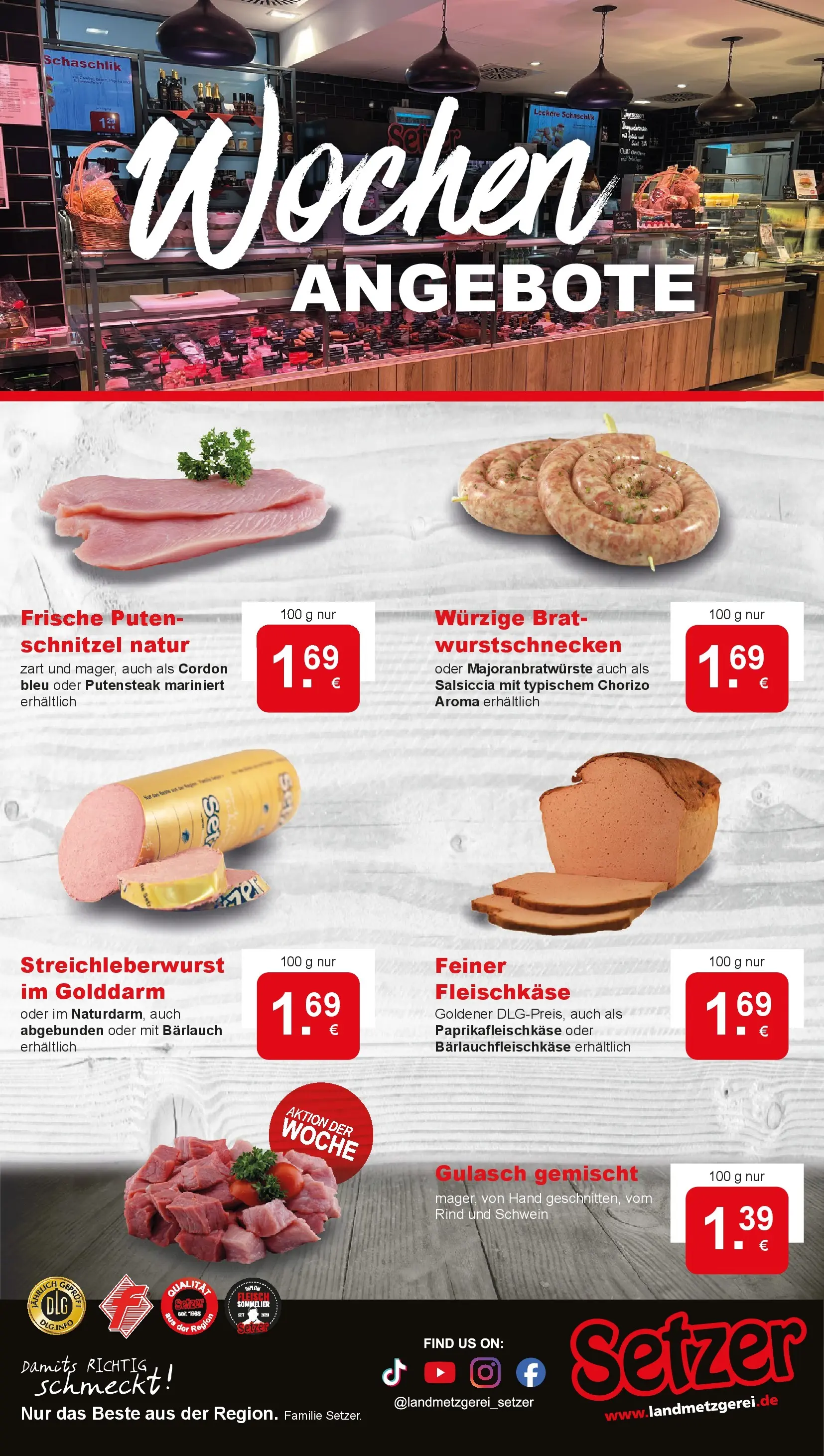 REWE Prospekt ab 01.06.2026 zum Blättern » Angebote | Seite: 8 | Produkte: Schnitzel, Gulasch, Fleisch