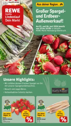 Rewe Prospekt Heinsberg / Oberbruch ab 01.06.2026 gültig Rewe Prospekt Heinsberg / Oberbruch ab 01.06.2026 gültig