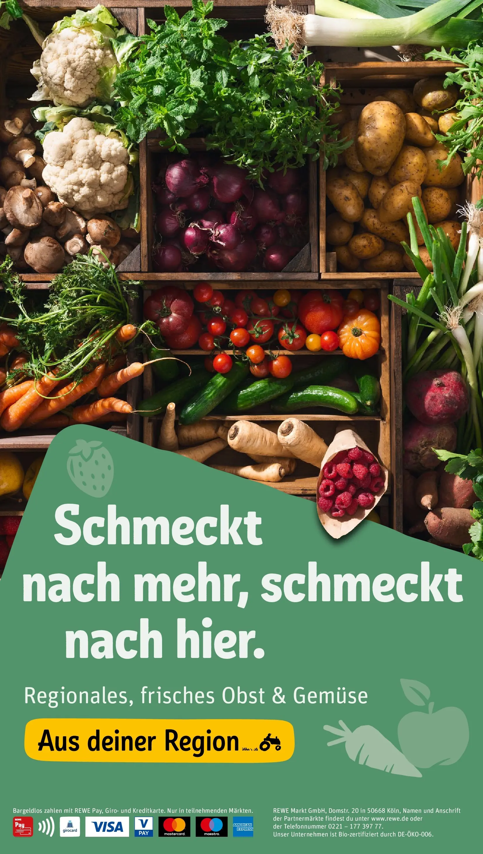 REWE Prospekt ab 01.06.2026 zum Blättern » Angebote | Seite: 2 | Produkte: Gemüse, Obst