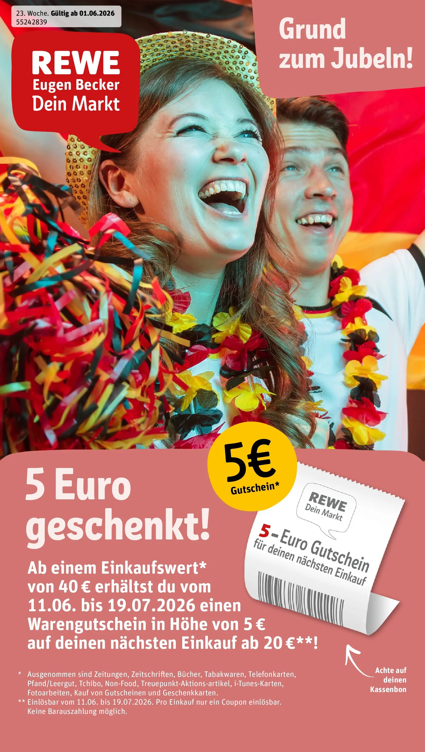 REWE Prospekt ab 01.06.2026 zum Blättern » Angebote | Seite: 1