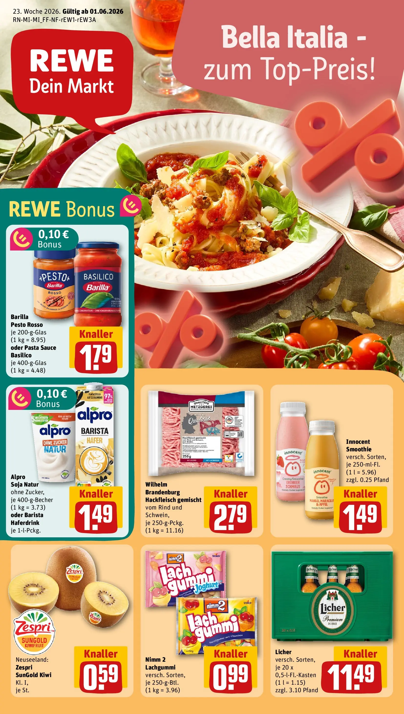 REWE Prospekt ab 31.05.2026 zum Blättern » Angebote | Seite: 1