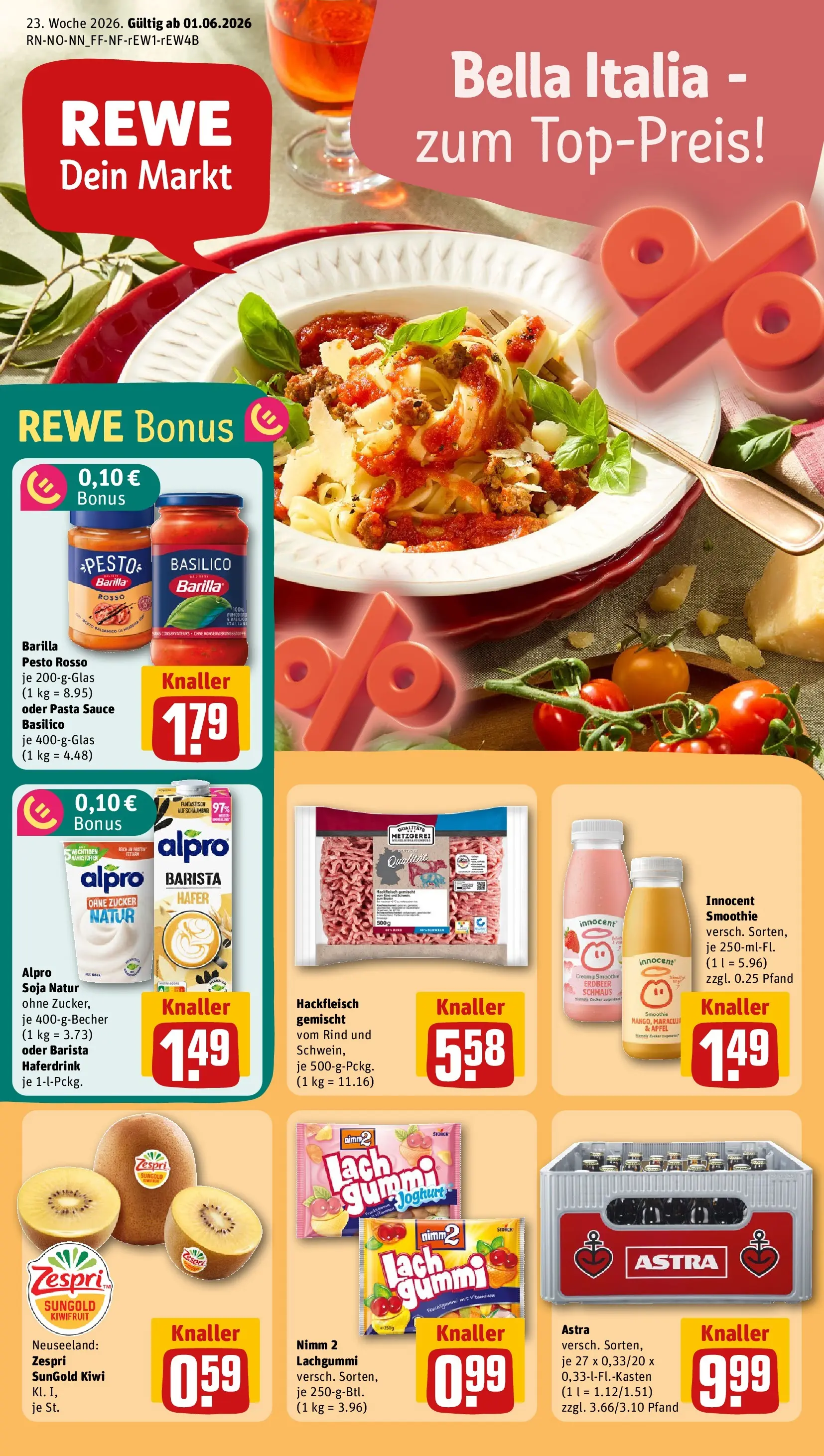 REWE Prospekt ab 31.05.2026 zum Blättern » Angebote | Seite: 1