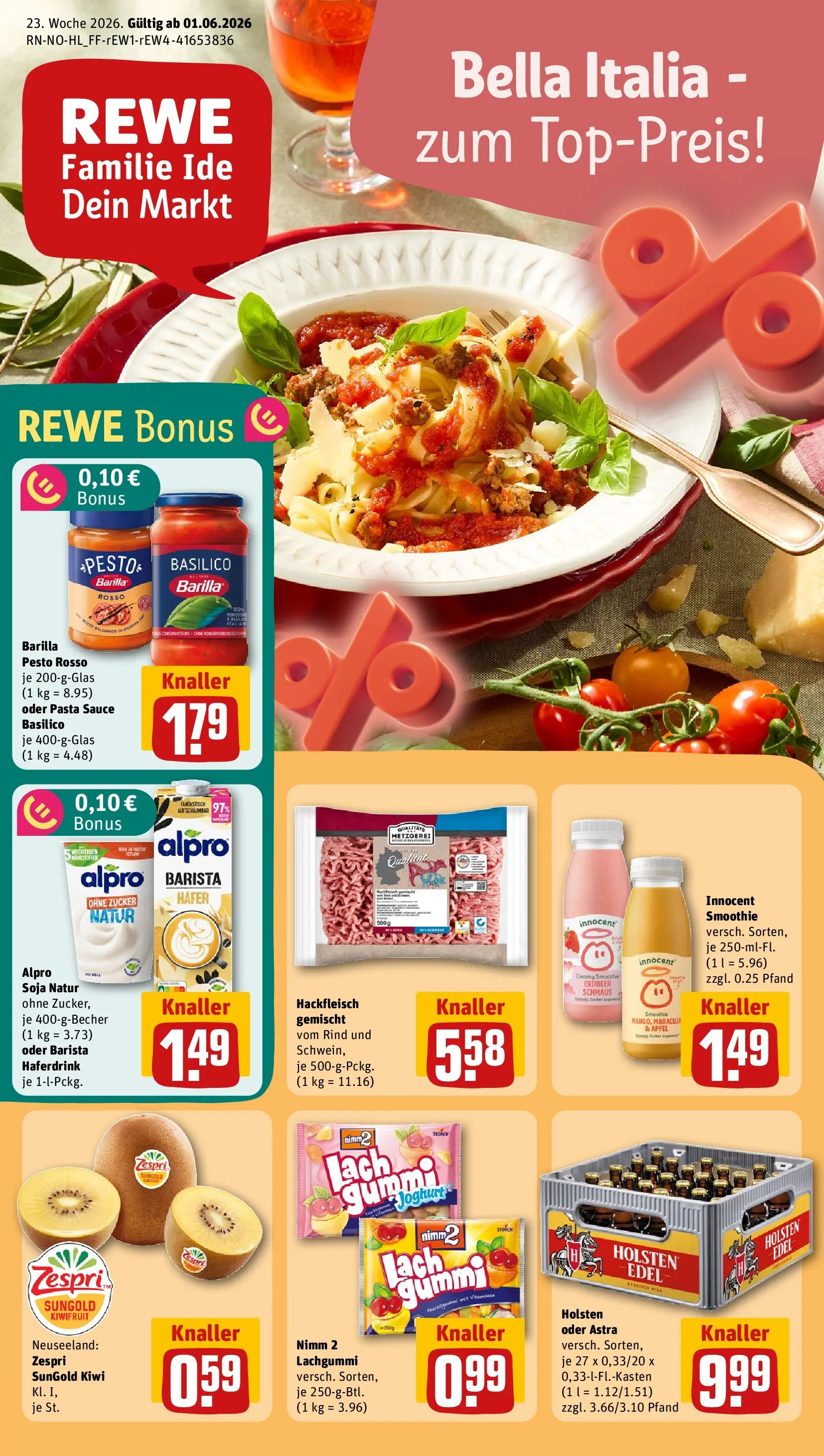 REWE Prospekt ab 31.05.2026 zum Blättern » Angebote | Seite: 1