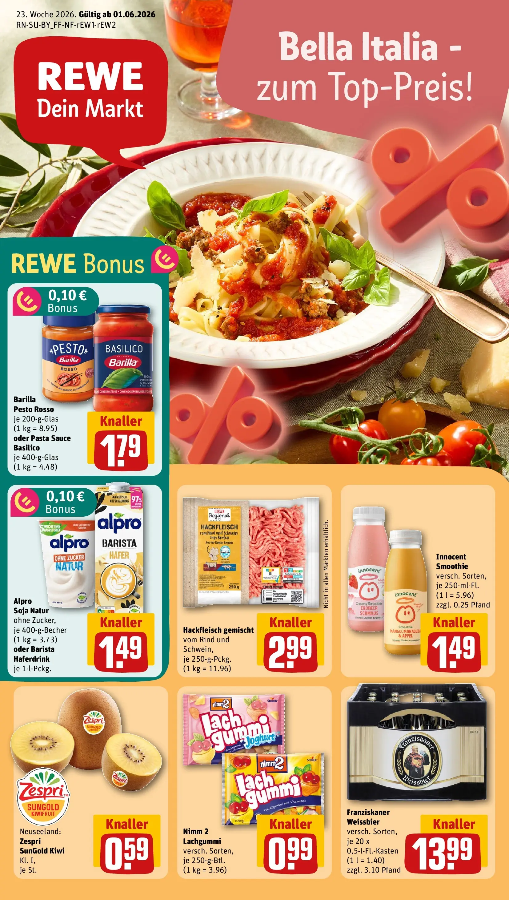 REWE Prospekt ab 31.05.2026 zum Blättern » Angebote | Seite: 1