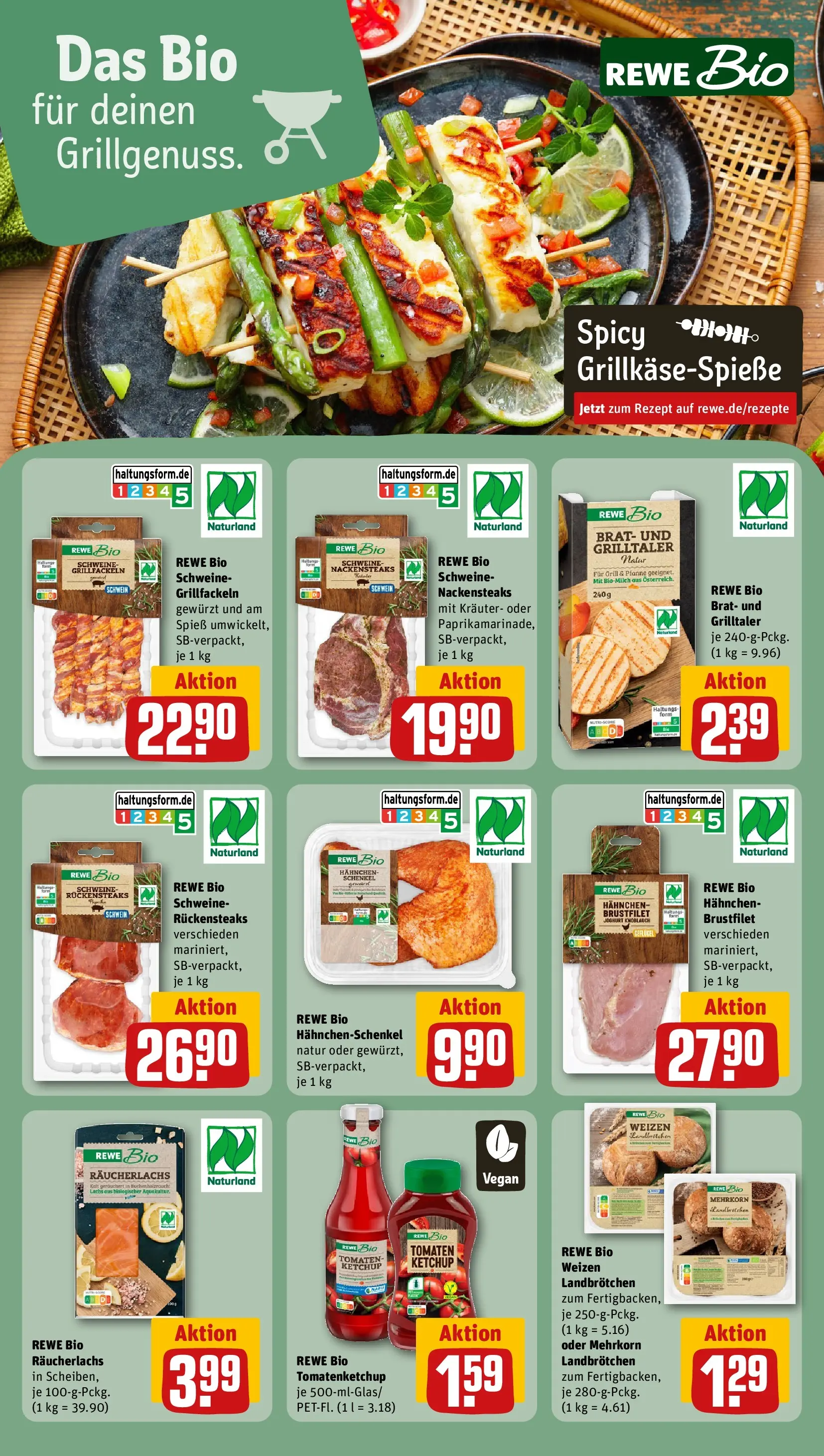 REWE Prospekt ab 31.05.2026 zum Blättern » Angebote | Seite: 11 | Produkte: Nackensteaks, Hahnchen, Hahnchenschenkel, Knoblauch